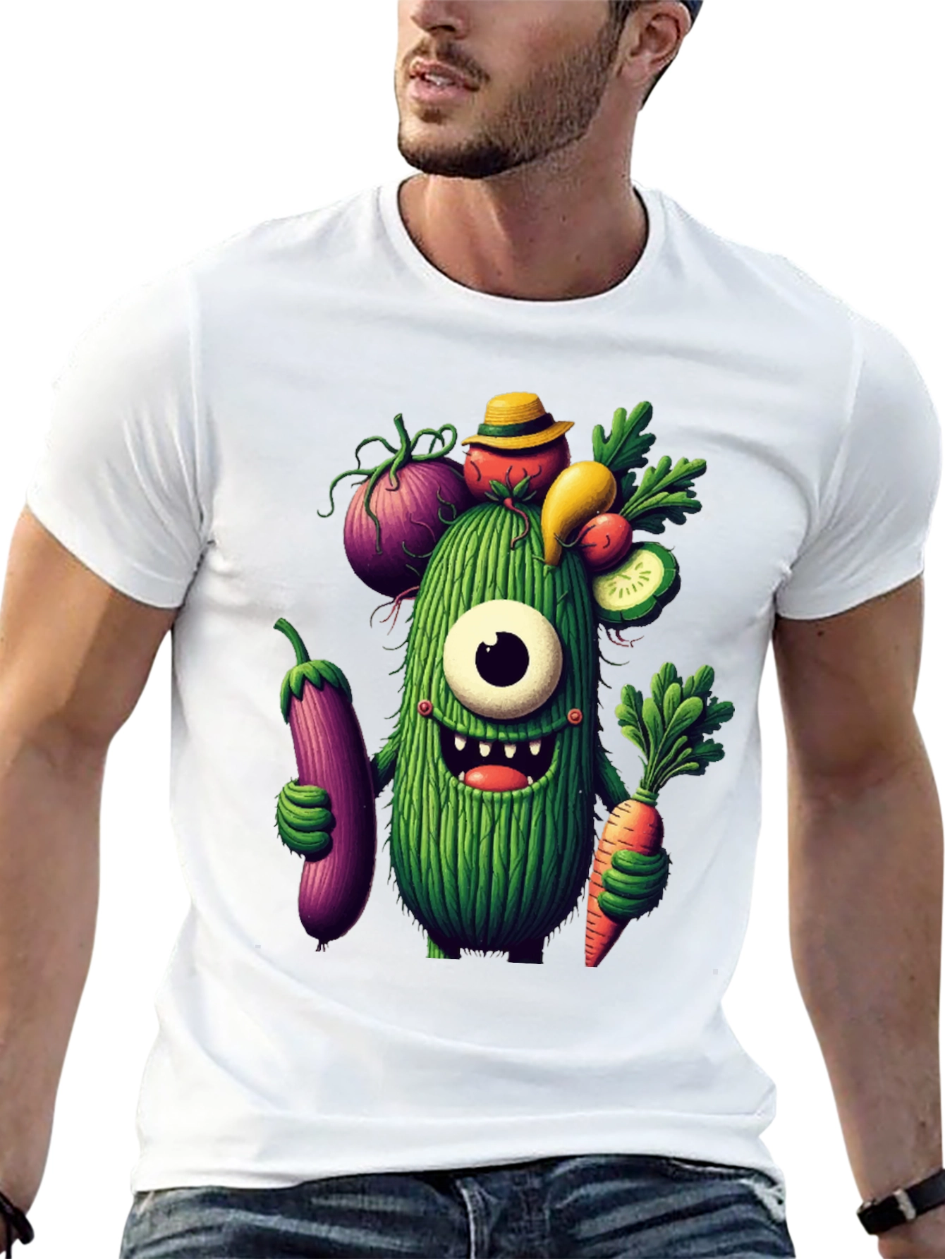 Veggie Monster Graphic T-Shirt