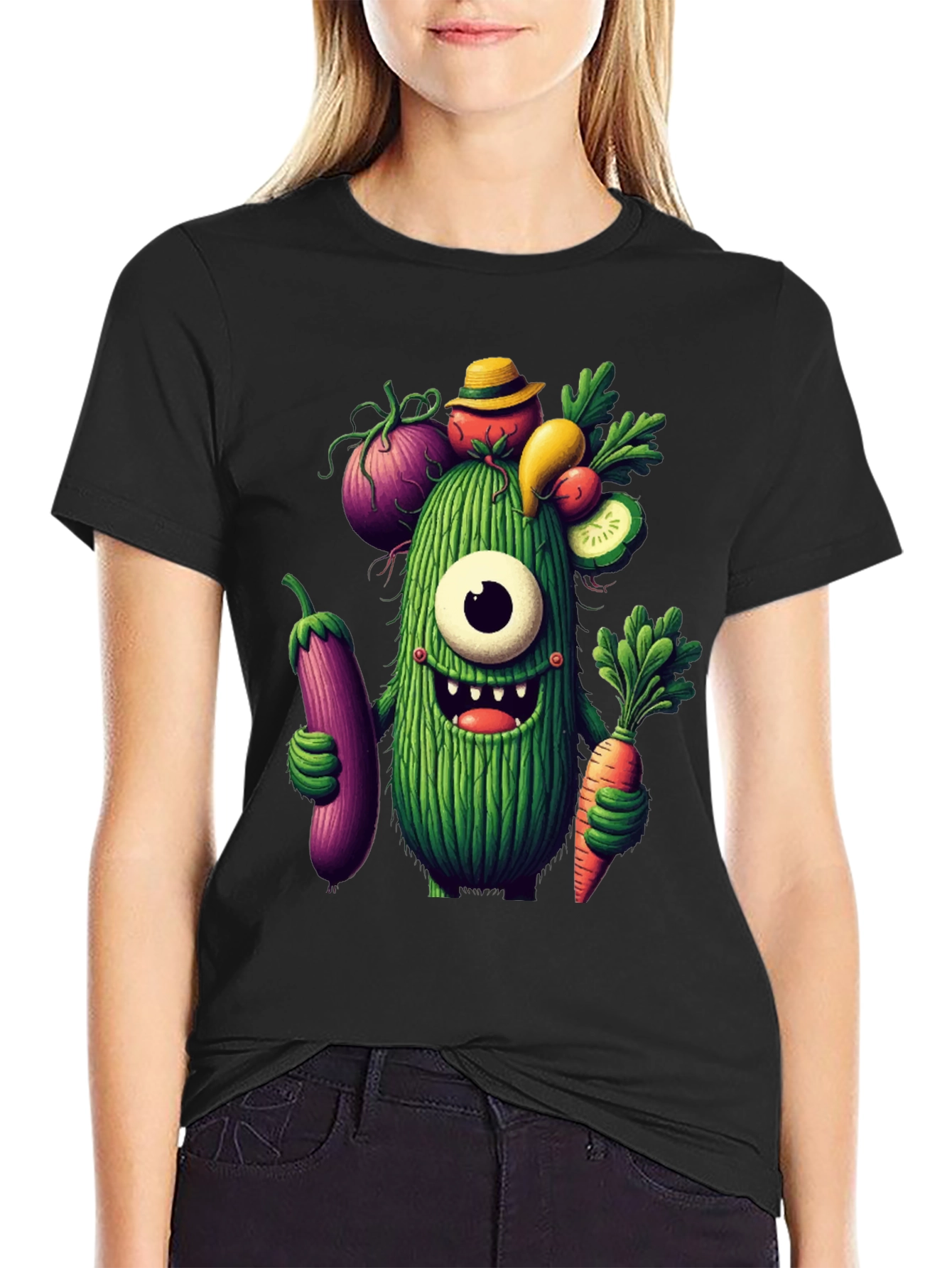 Veggie Monster Graphic T-Shirt