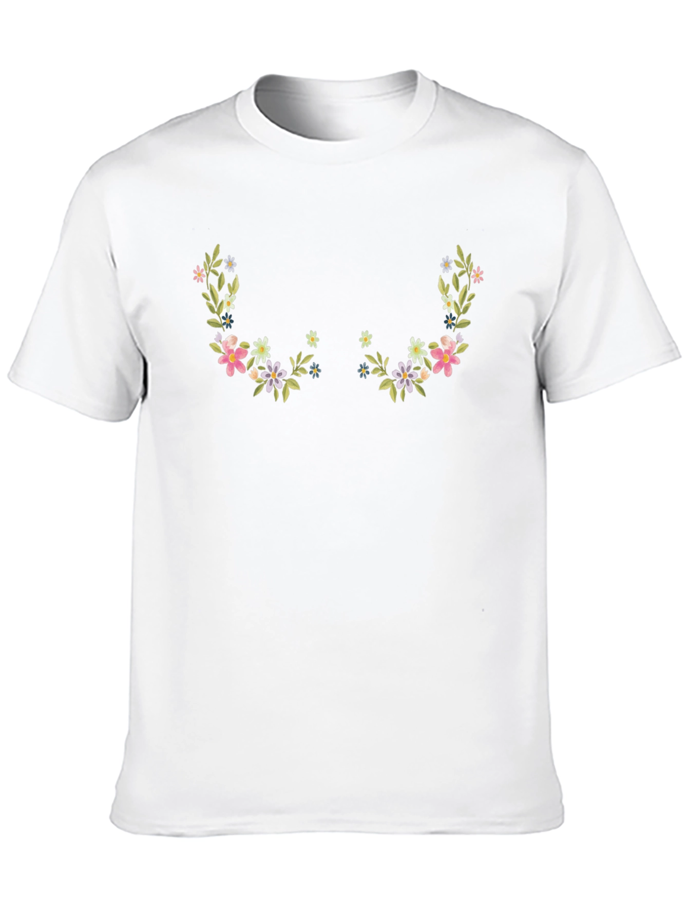 Floral Bra T-Shirt - Whimsical Design
