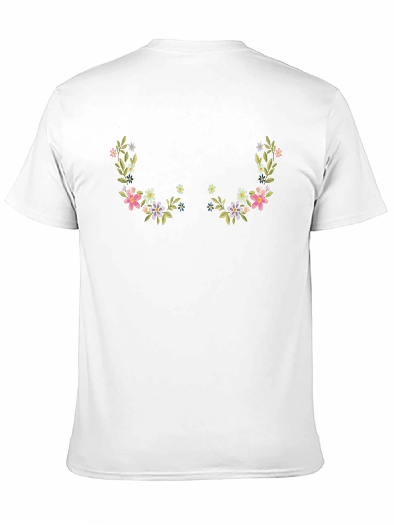 Floral Bra T-Shirt - Whimsical Design