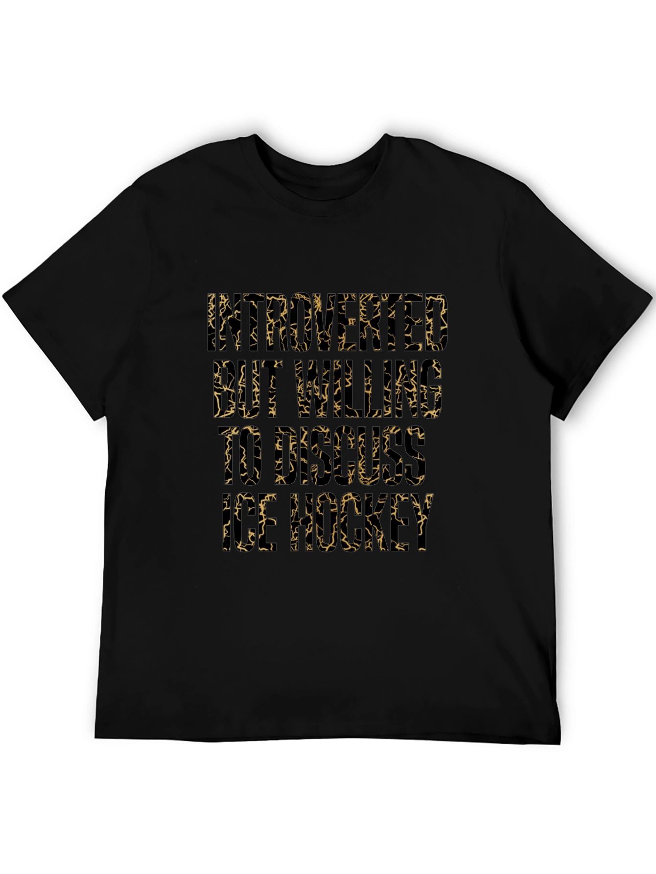 Introverted Ice Hockey Lover Graphic Tee