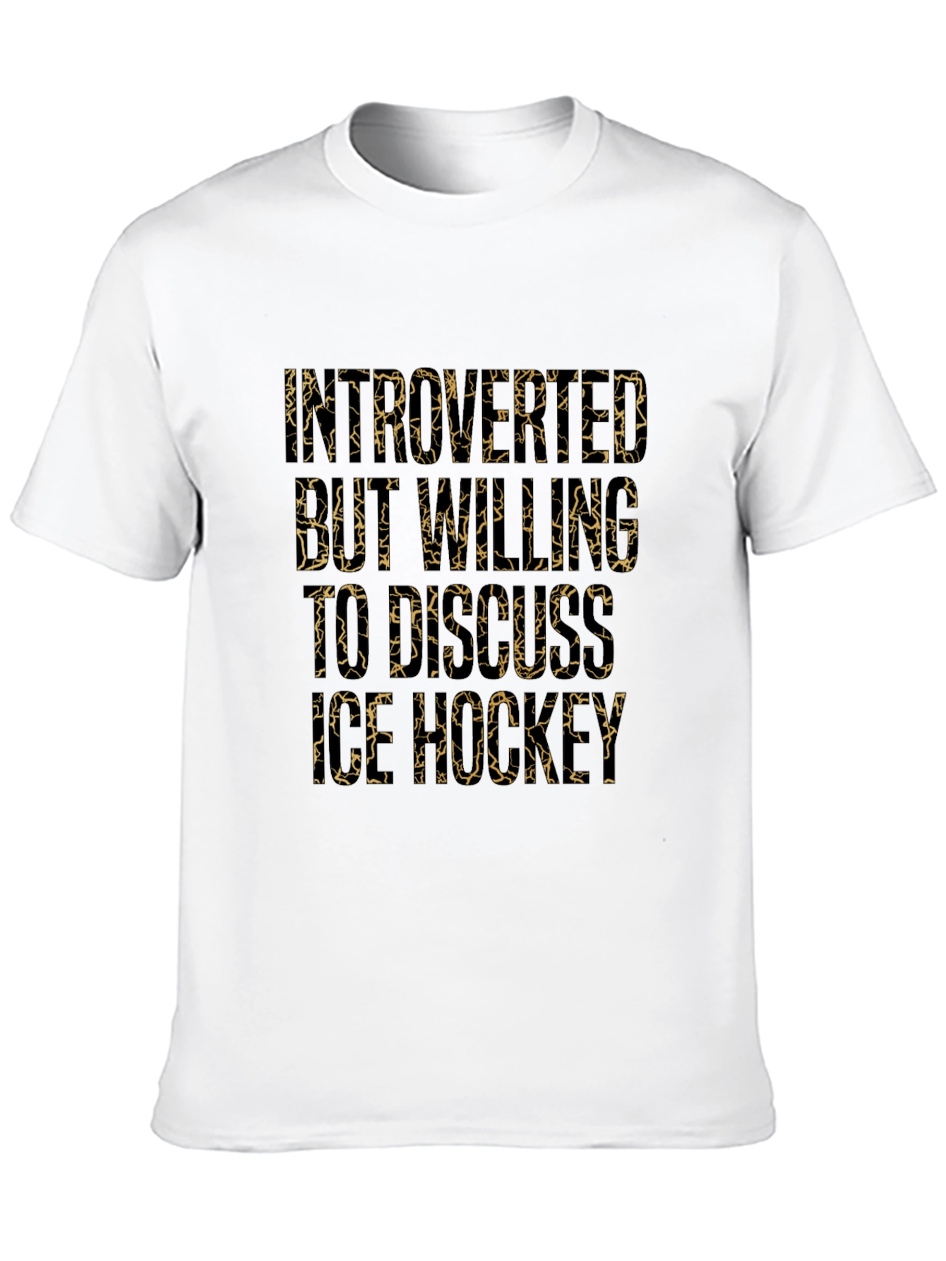 Introverted Ice Hockey Lover Graphic Tee