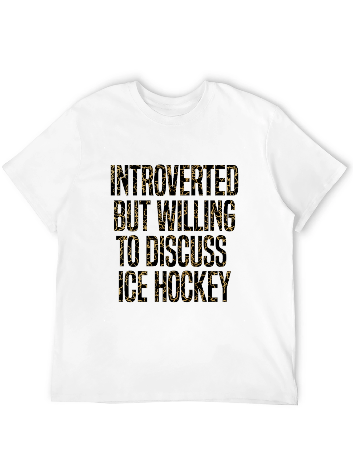 Introverted Ice Hockey Lover Graphic Tee