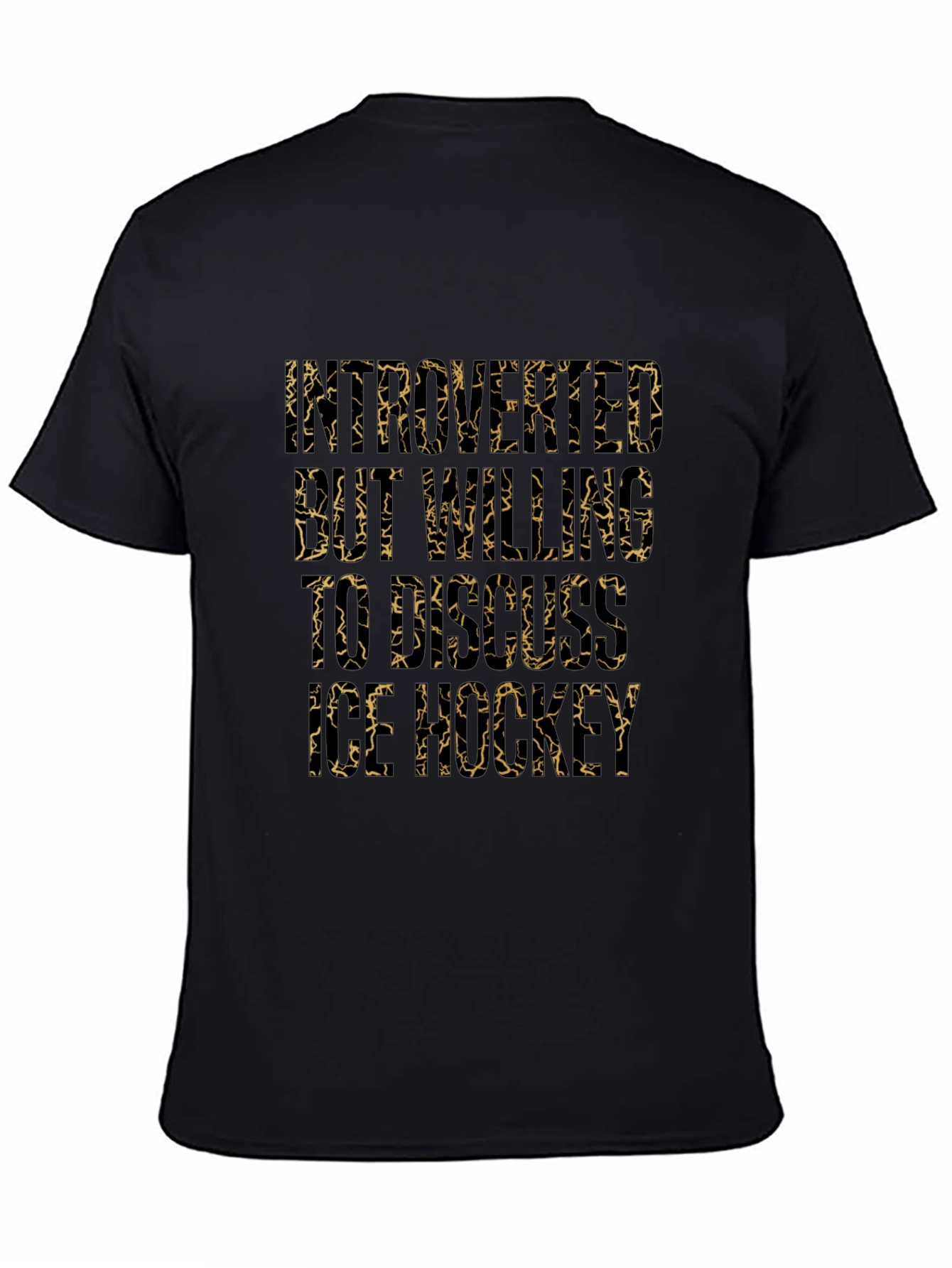 Introverted Ice Hockey Lover Graphic Tee