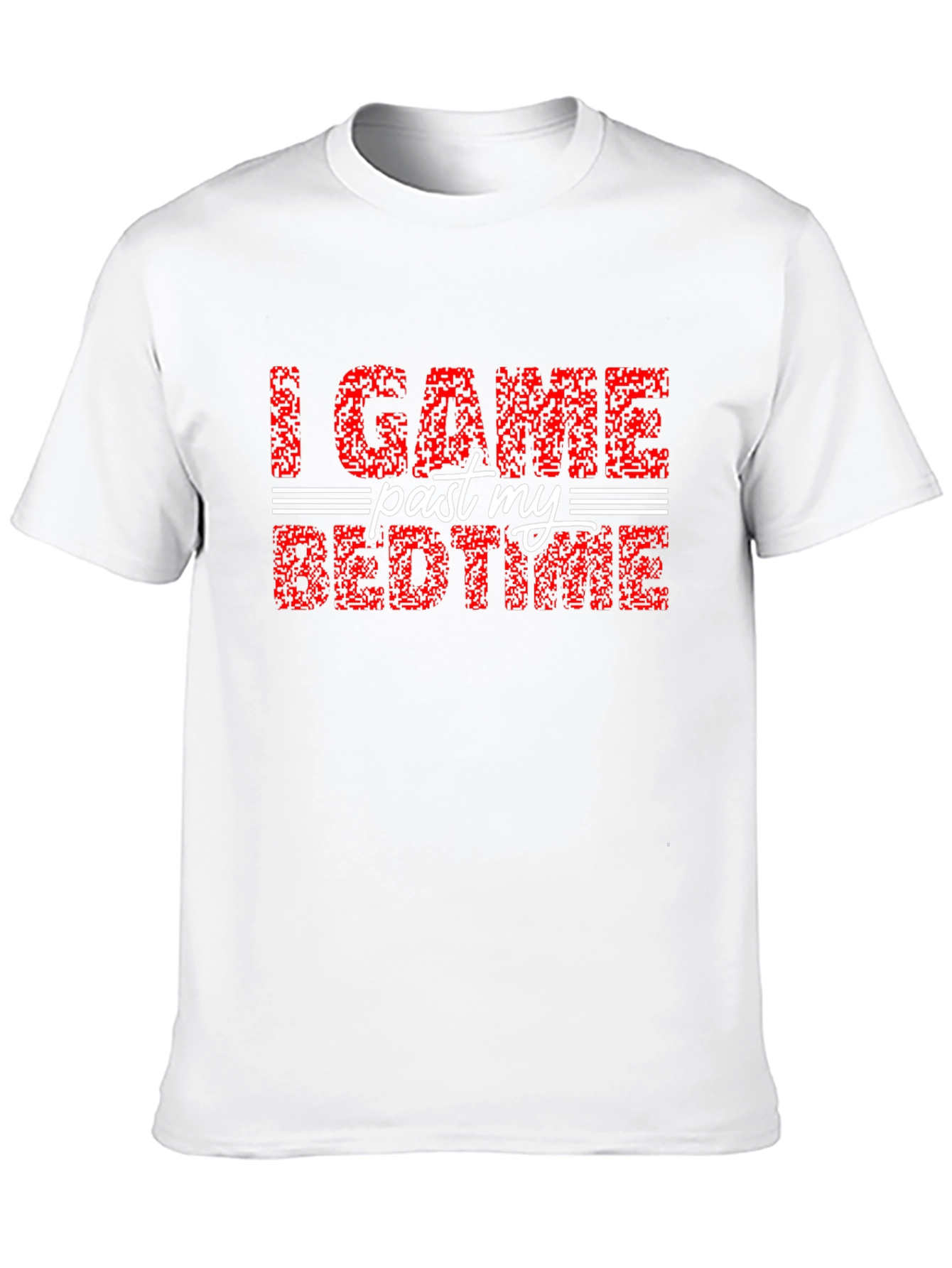 I Game Past My Bedtime Black T-Shirt