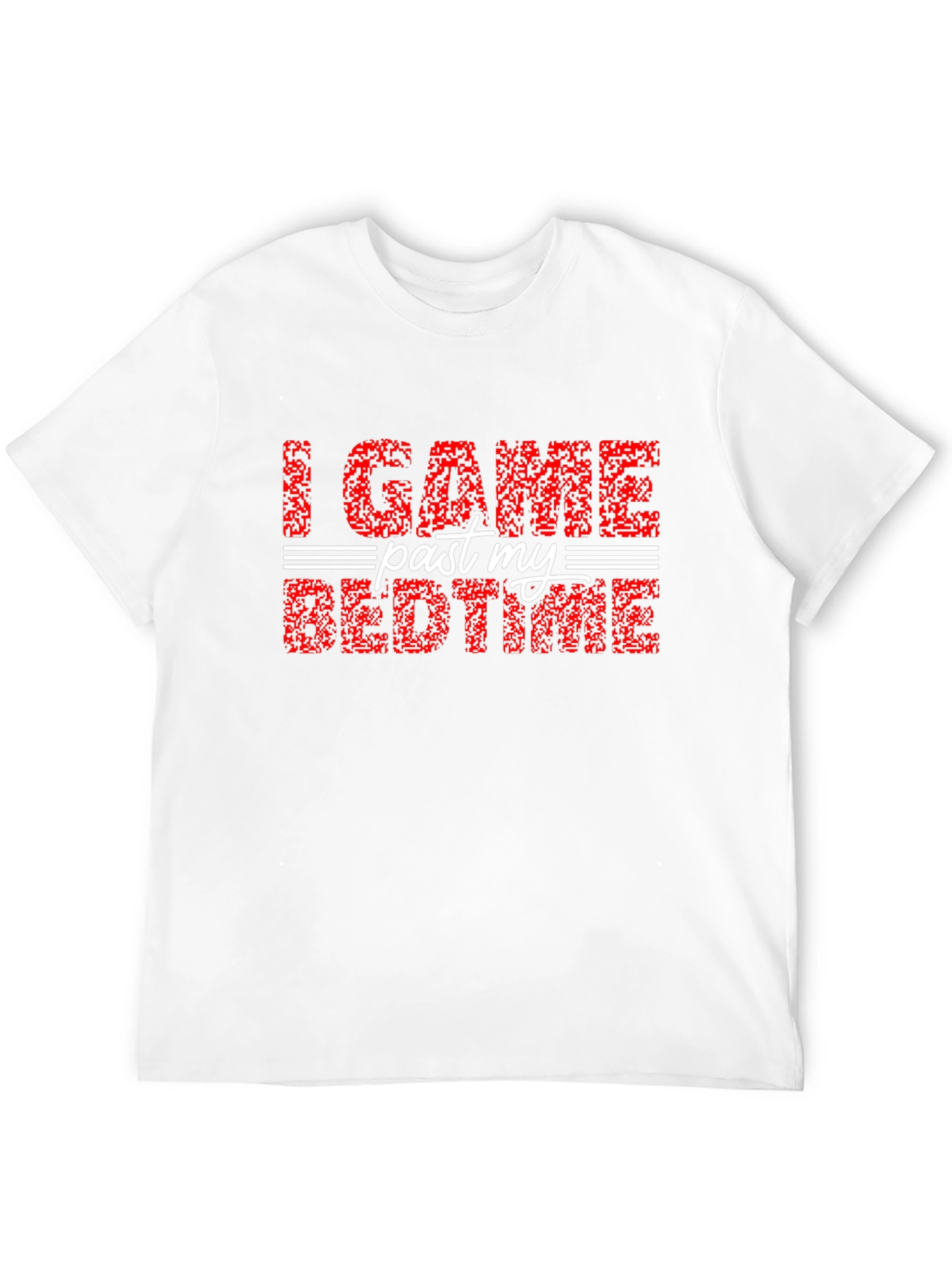I Game Past My Bedtime Black T-Shirt