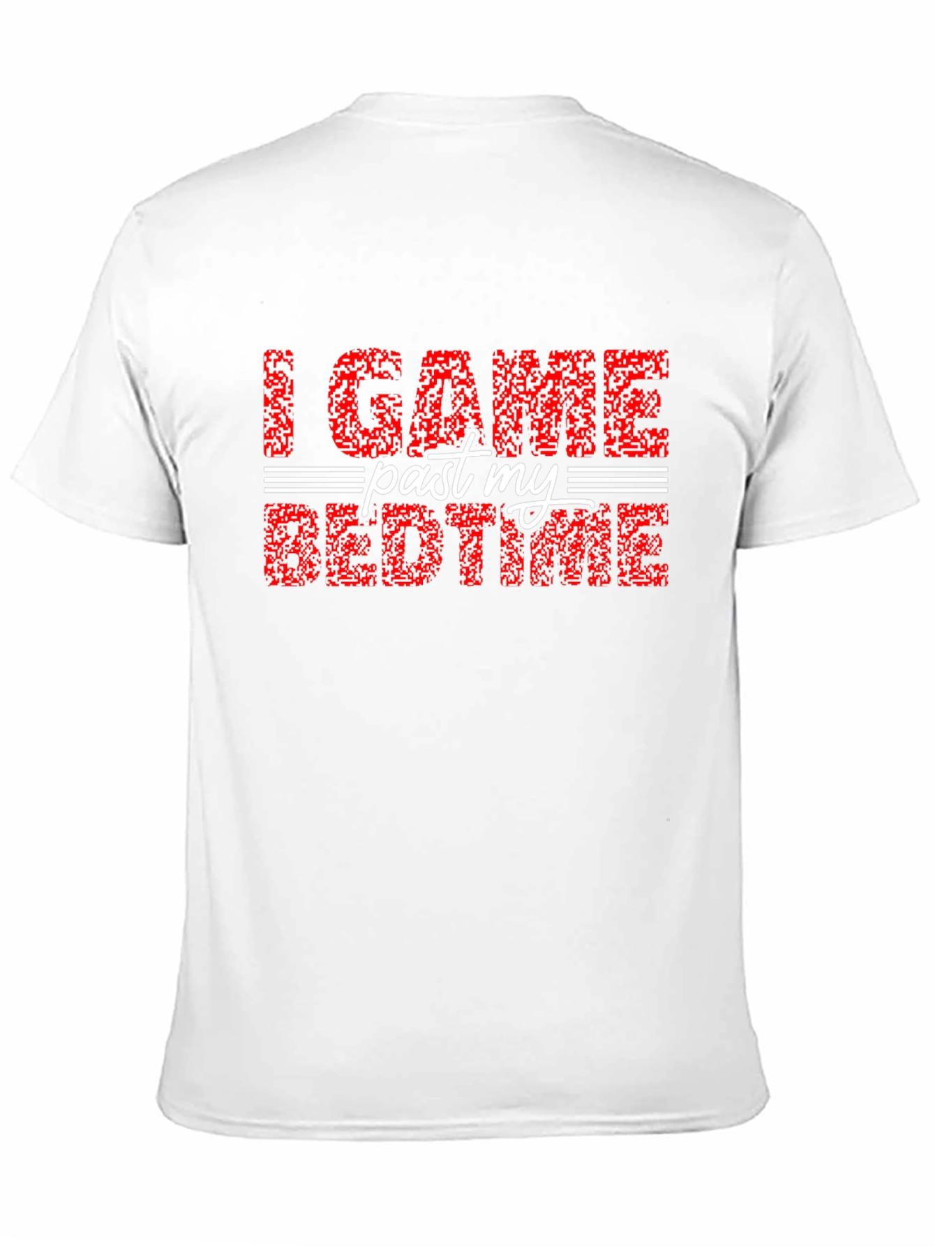 I Game Past My Bedtime Black T-Shirt