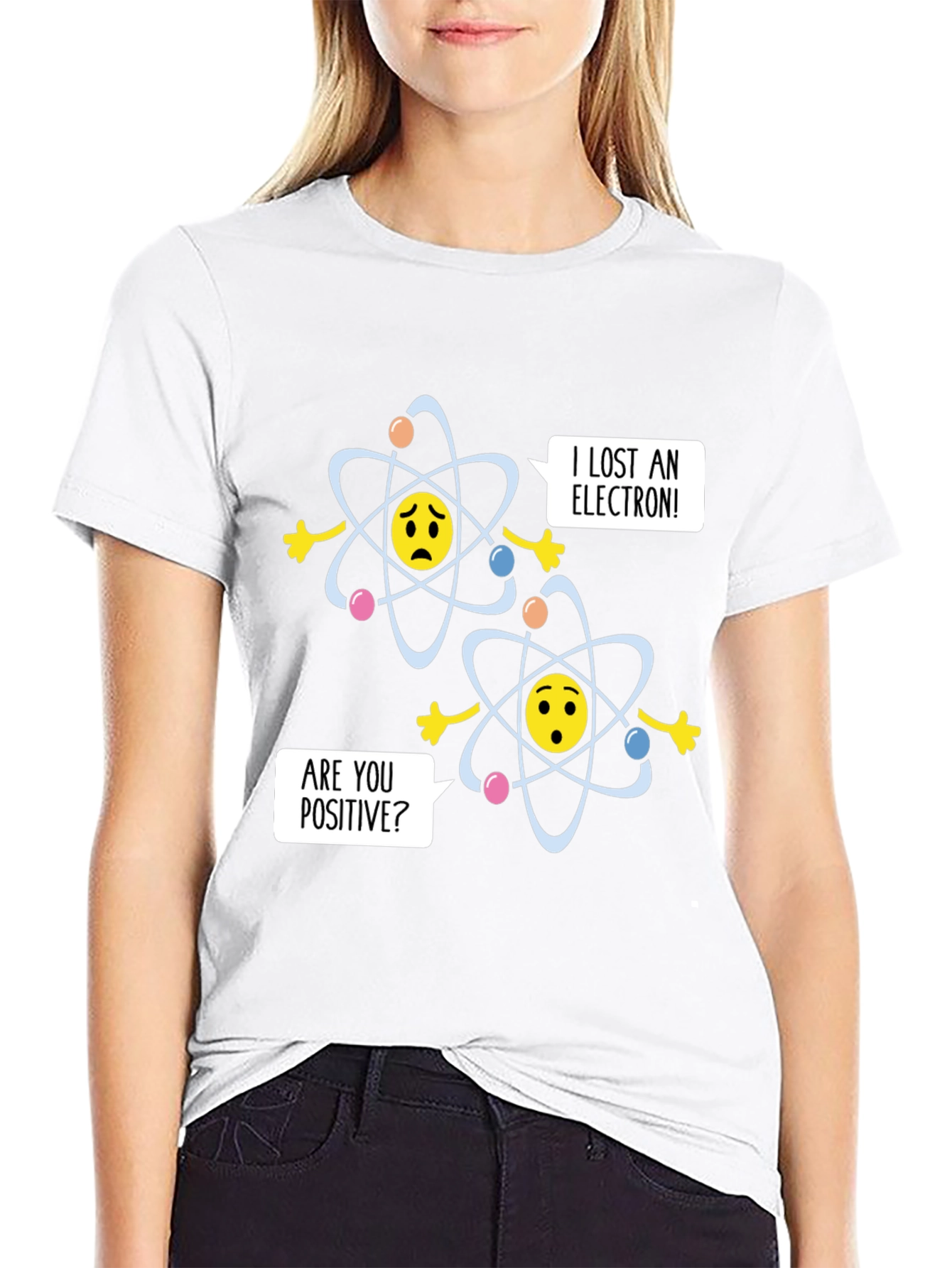Funny Chemistry Joke T-Shirt - Lost an Electron?