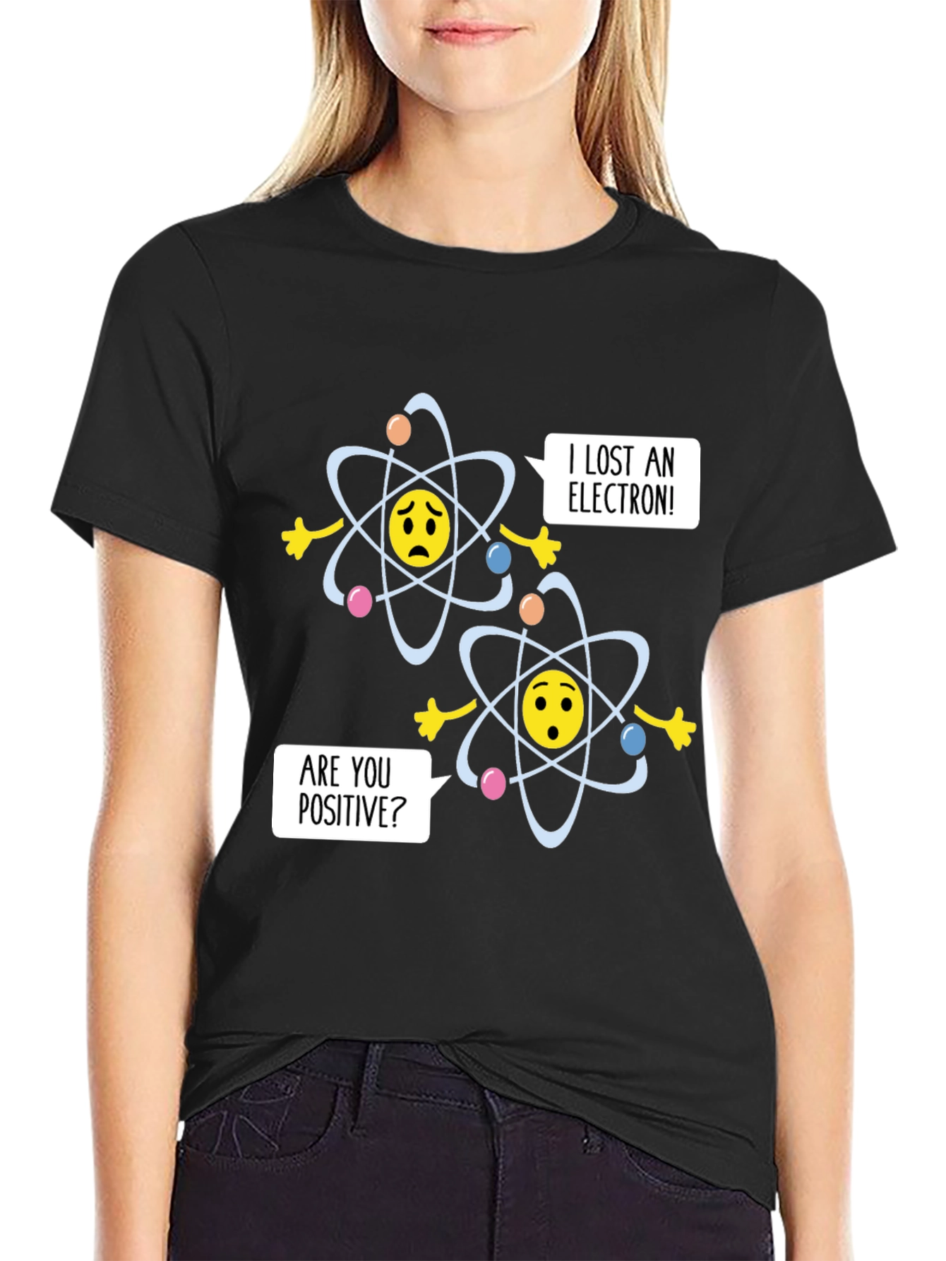 Funny Chemistry Joke T-Shirt - Lost an Electron?