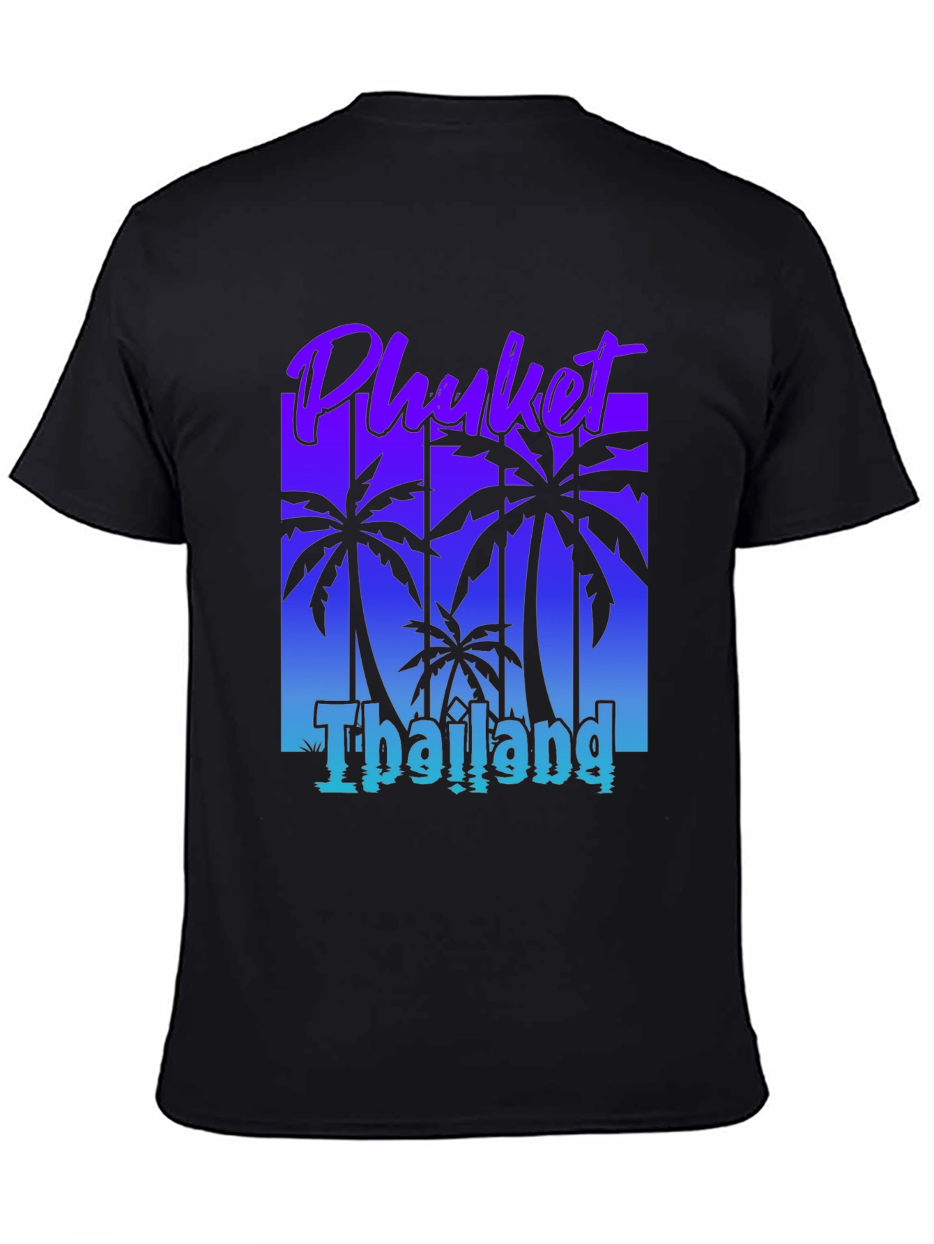 Phuket Thailand Palm Tree T-Shirt - Island Vacation Souvenir
