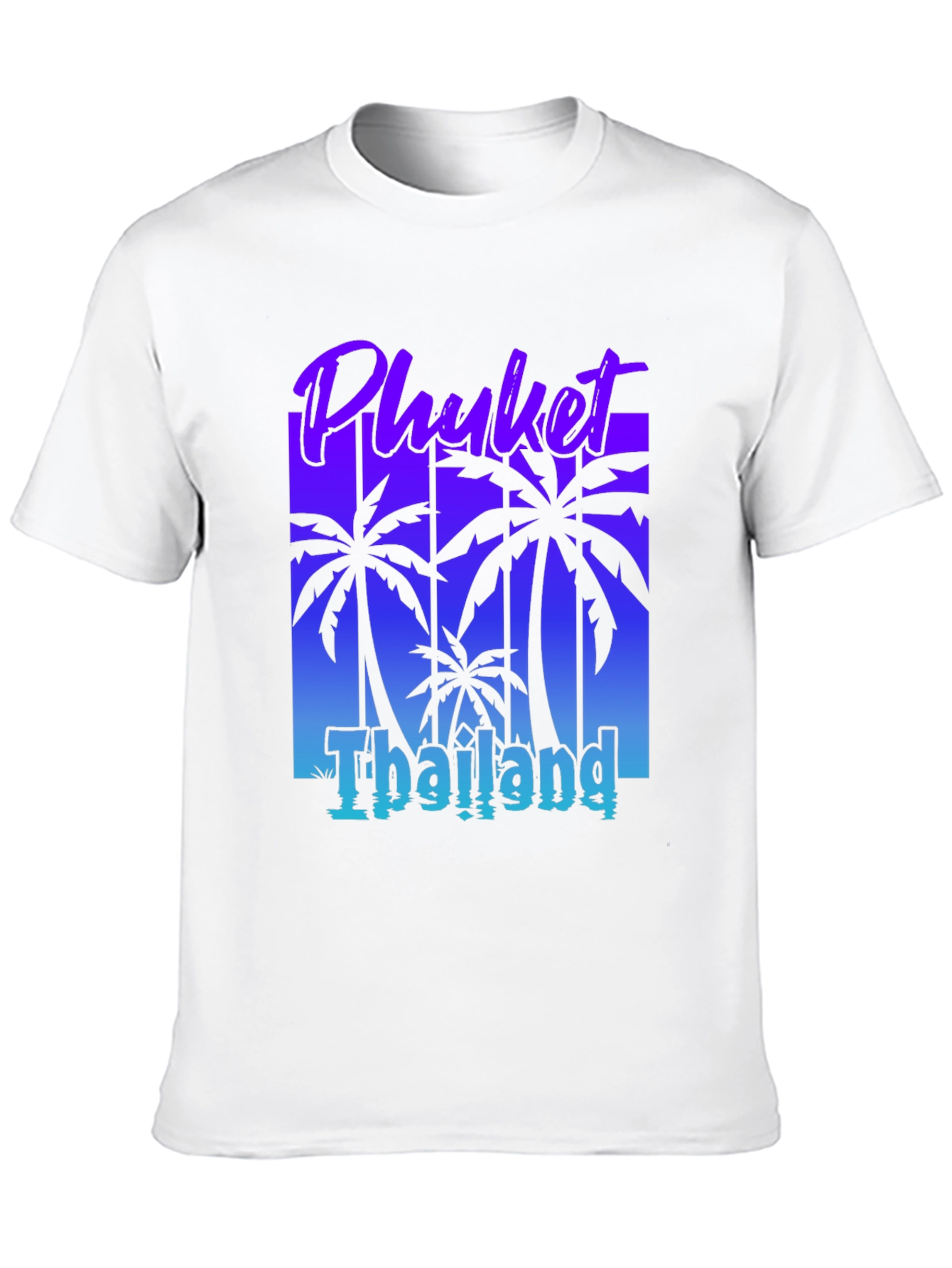Phuket Thailand Palm Tree T-Shirt - Island Vacation Souvenir