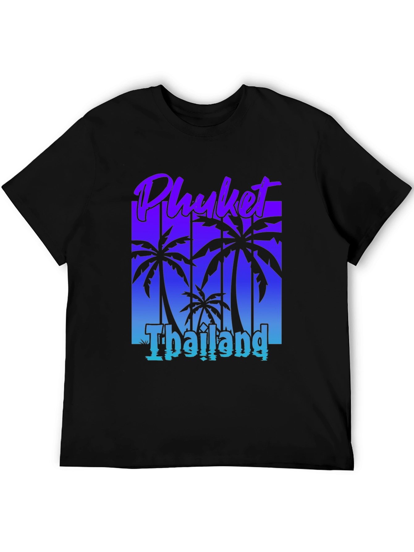 Phuket Thailand Palm Tree T-Shirt - Island Vacation Souvenir