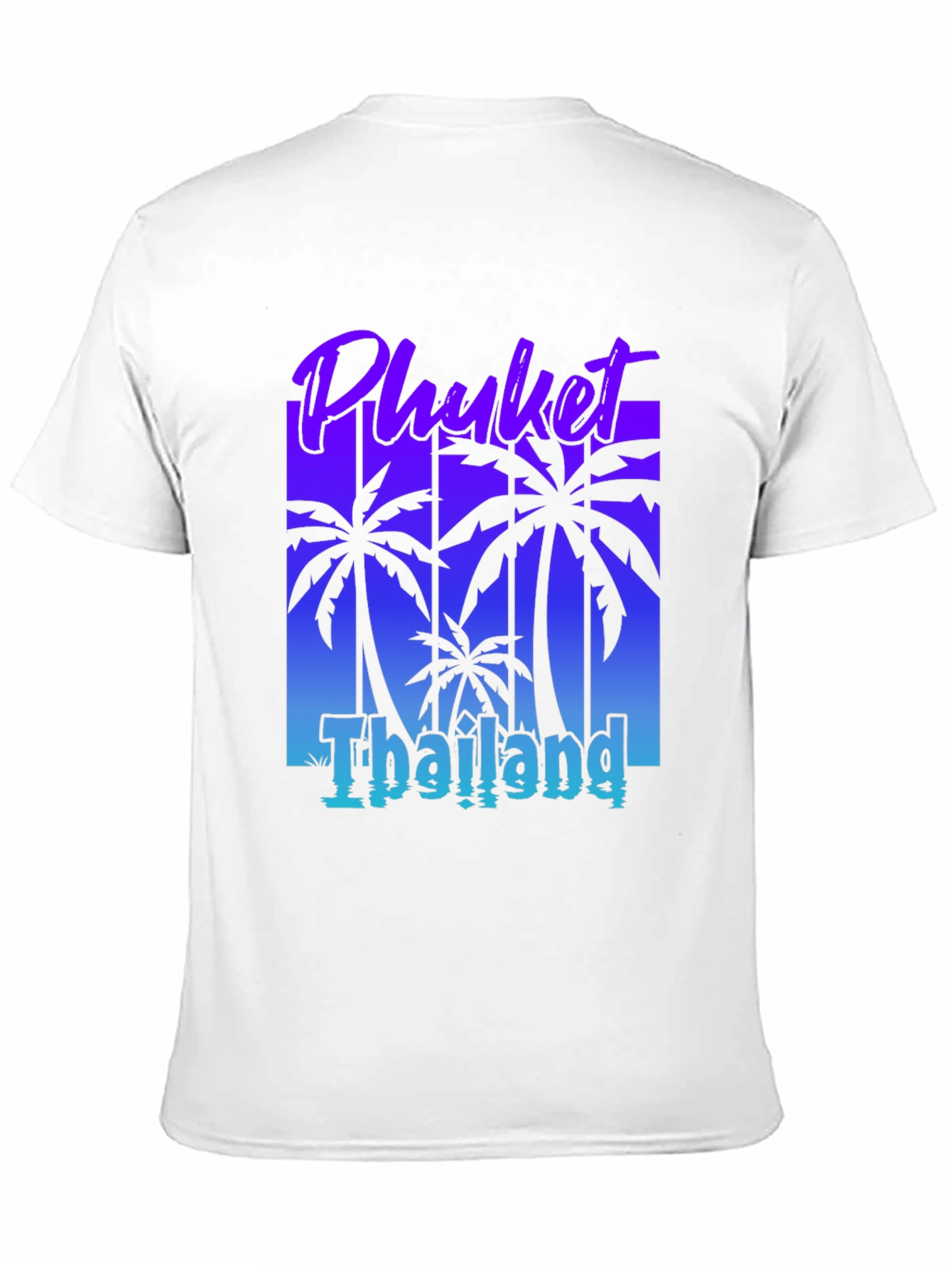 Phuket Thailand Palm Tree T-Shirt - Island Vacation Souvenir