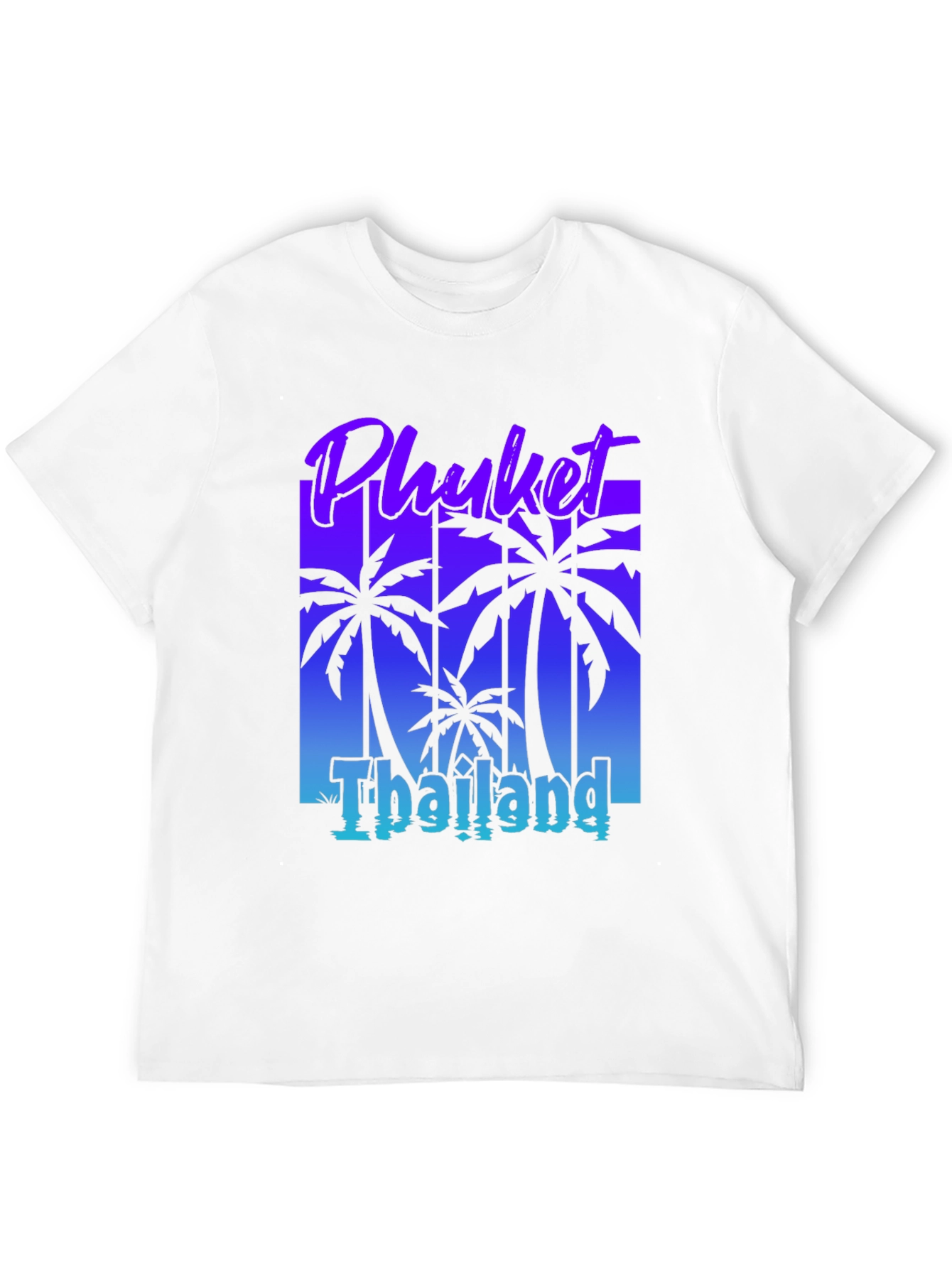 Phuket Thailand Palm Tree T-Shirt - Island Vacation Souvenir