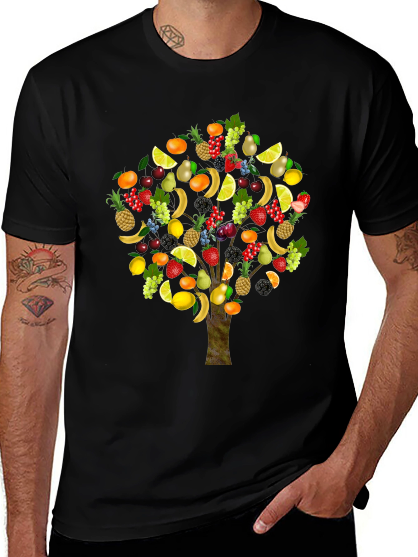 Fruit Tree Graphic T-Shirt