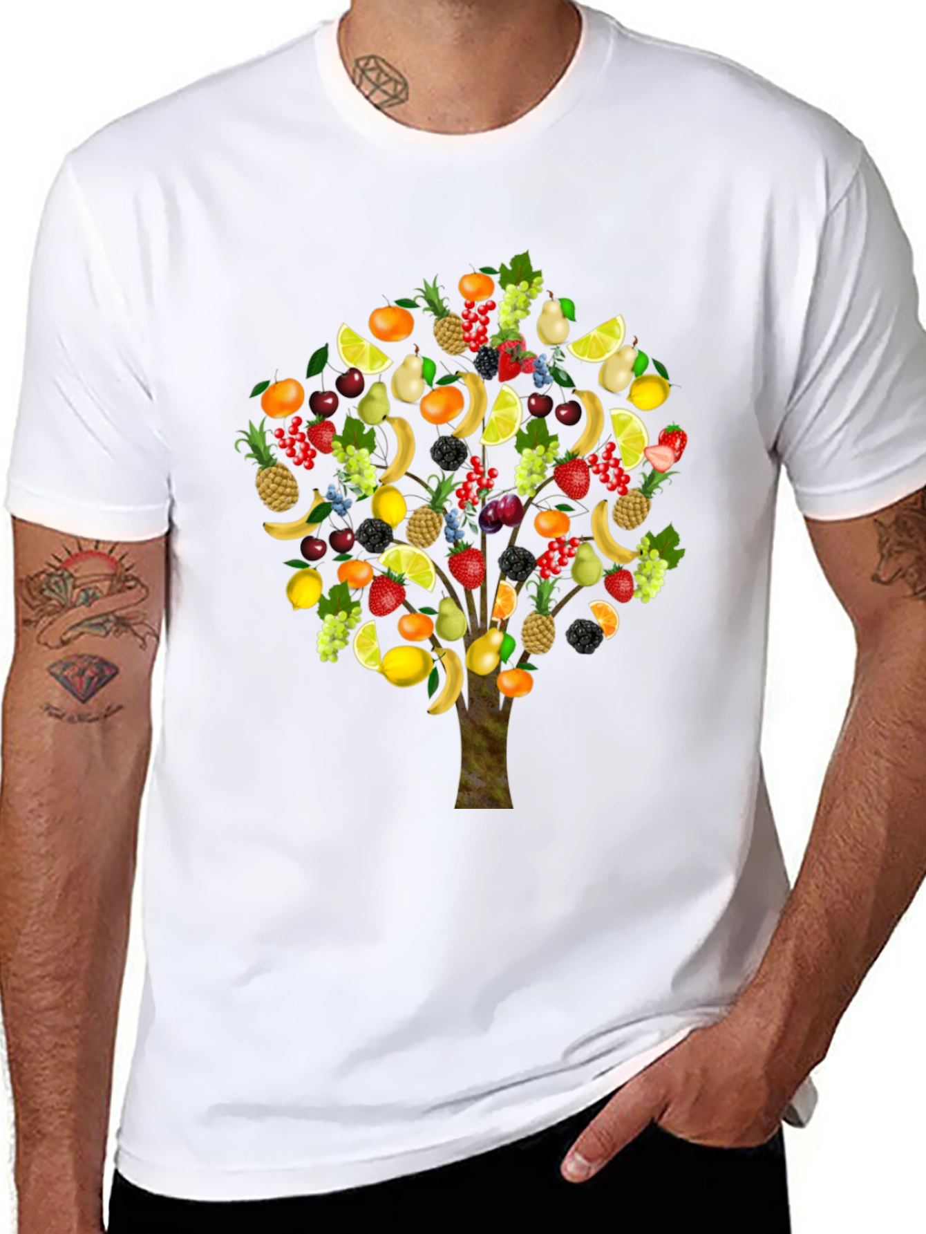 Fruit Tree Graphic T-Shirt