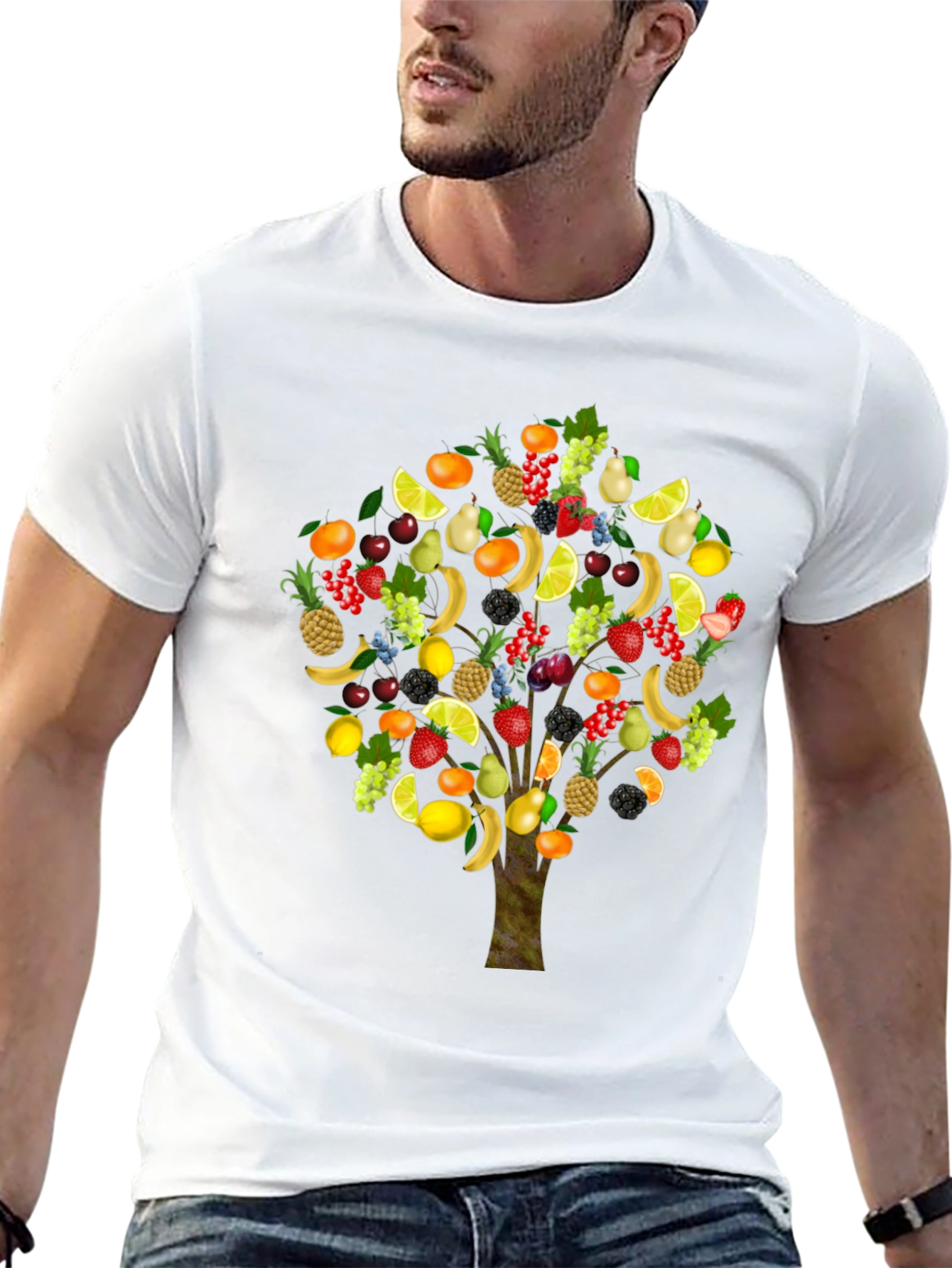 Fruit Tree Graphic T-Shirt