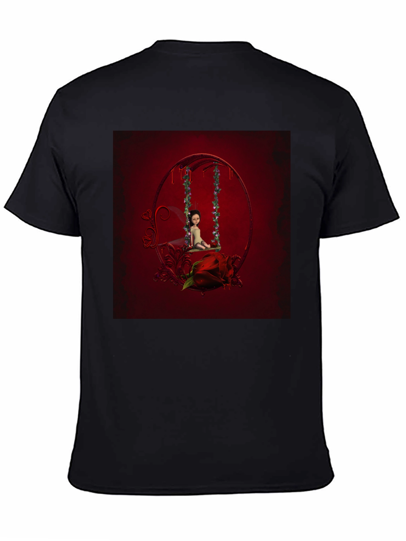 Red Rose Swing Graphic Tee
