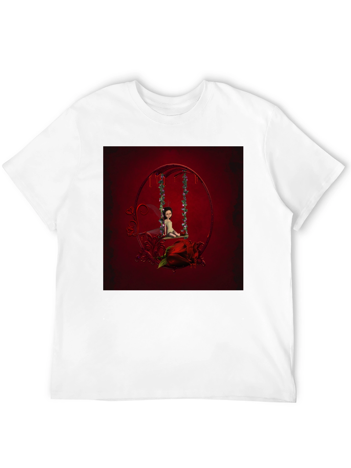 Red Rose Swing Graphic Tee