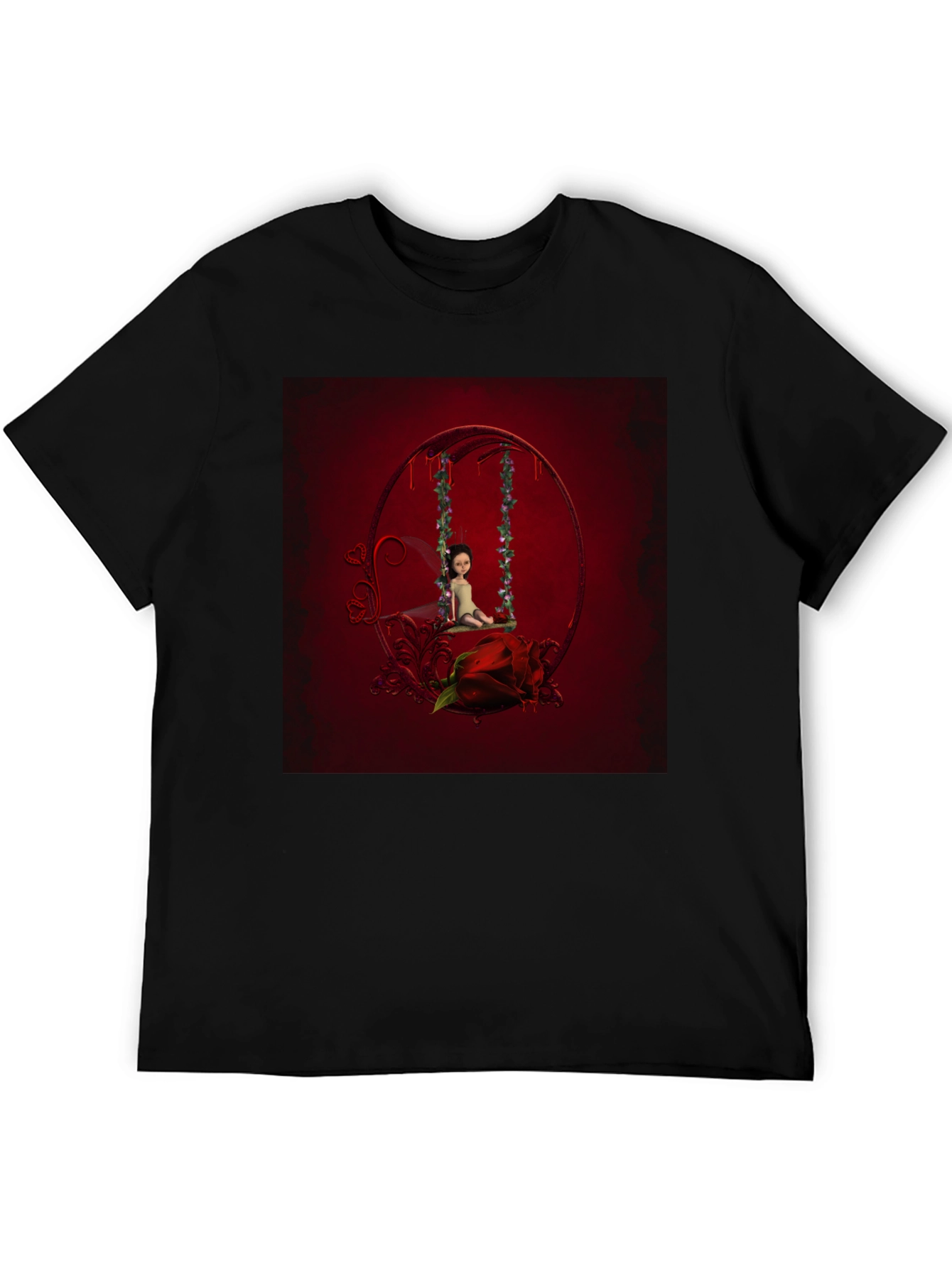 Red Rose Swing Graphic Tee