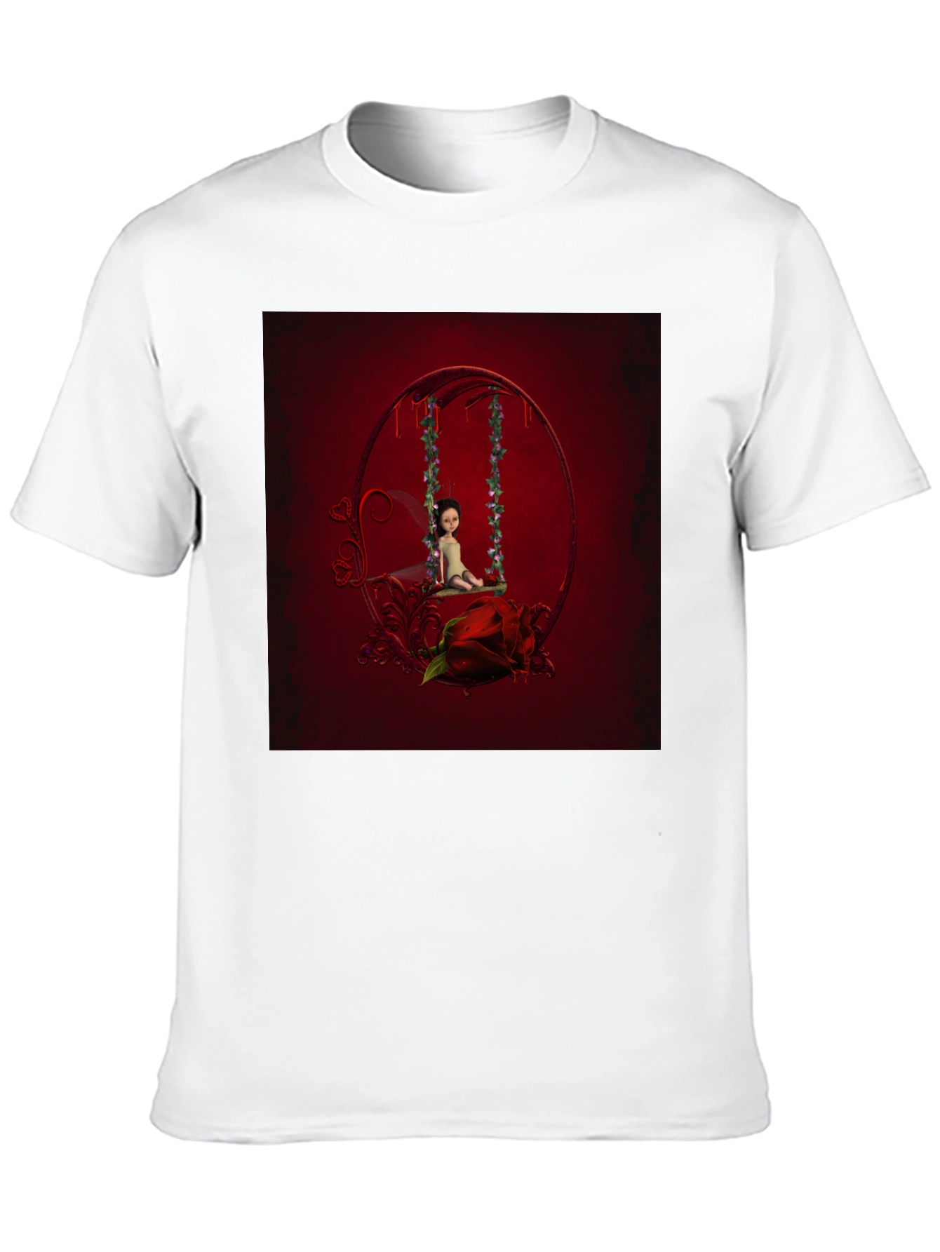 Red Rose Swing Graphic Tee
