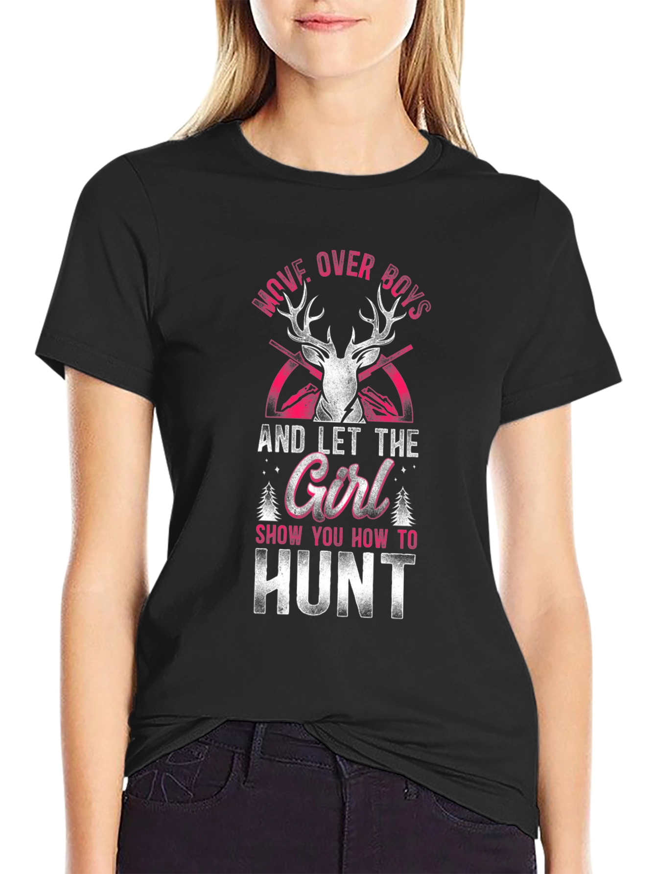 Move Over Boys Hunt T-Shirt
