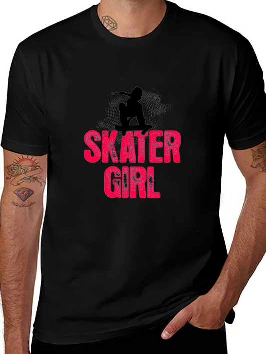 Skater Girl Graphic Tee - Cool & Casual Style