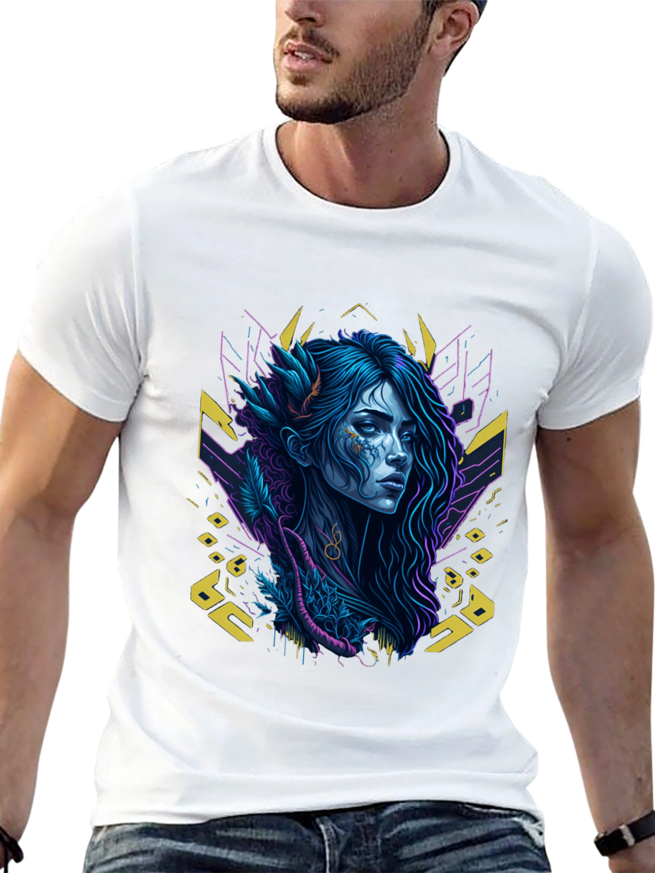 Mystic Woman Graphic Black T-Shirt