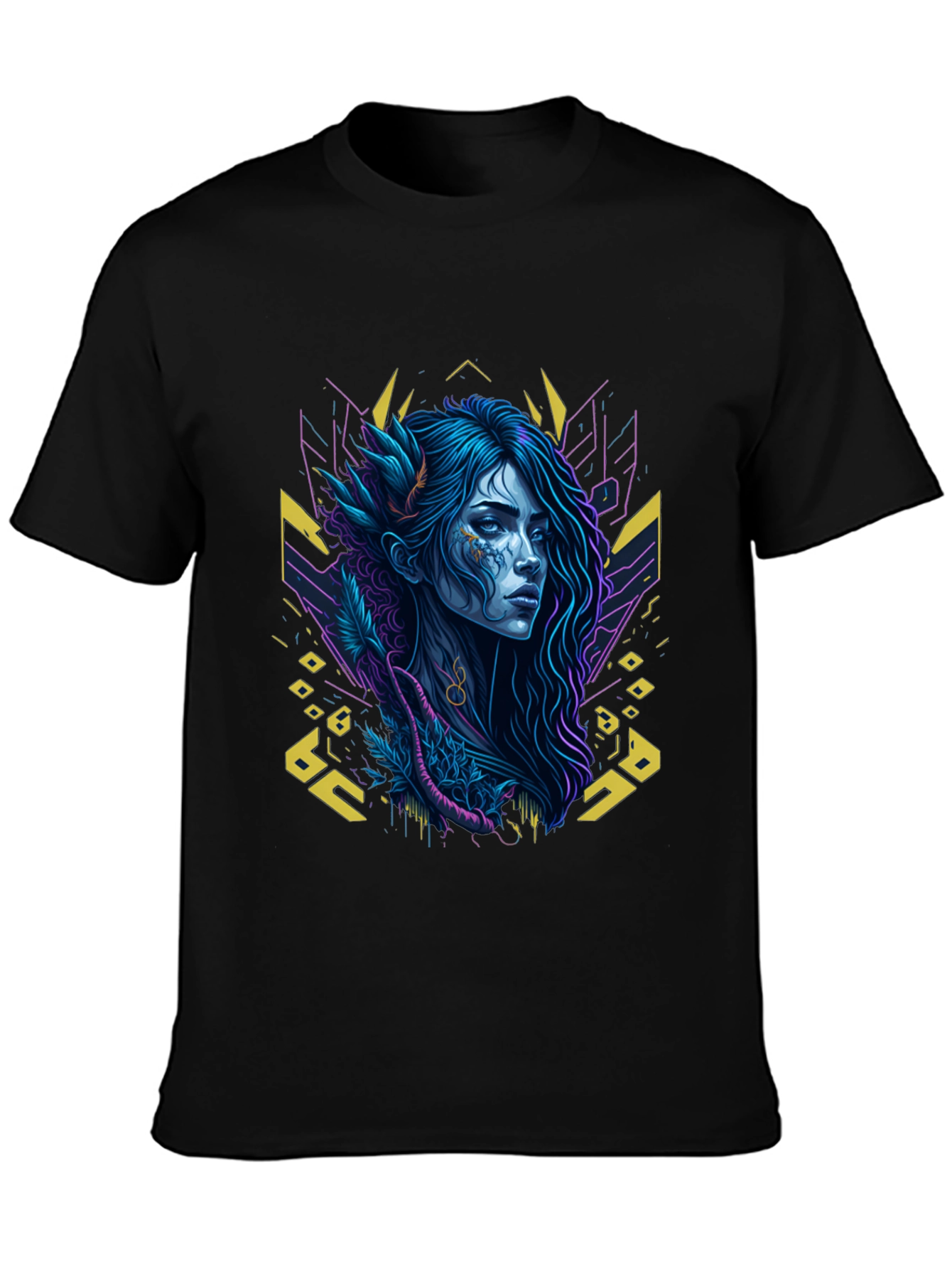 Mystic Woman Graphic Black T-Shirt