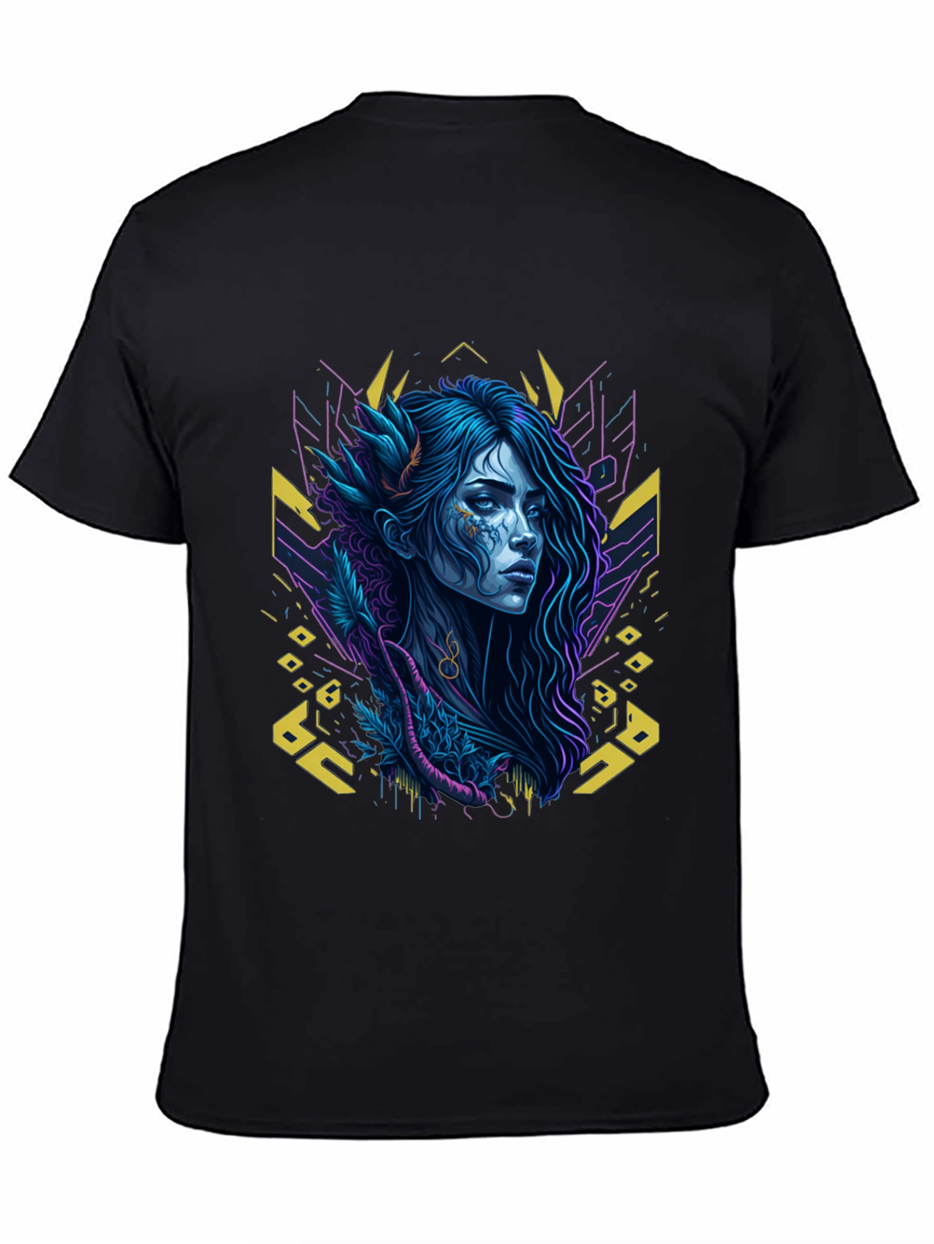 Mystic Woman Graphic Black T-Shirt