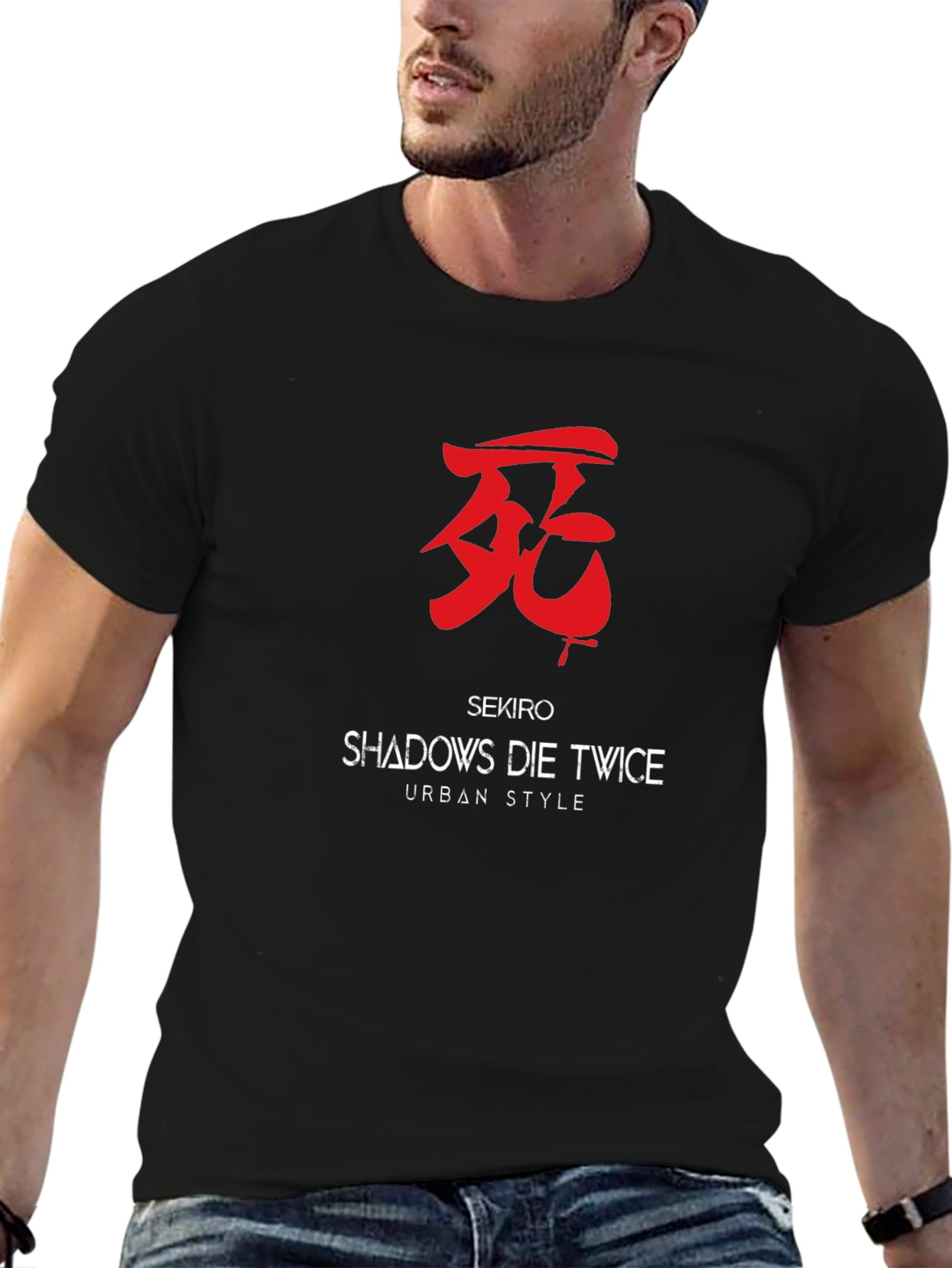 Sekiro Shadows Die Twice Black Graphic Tee