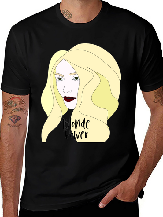 Blonde Power Graphic Tee - Black T-Shirt
