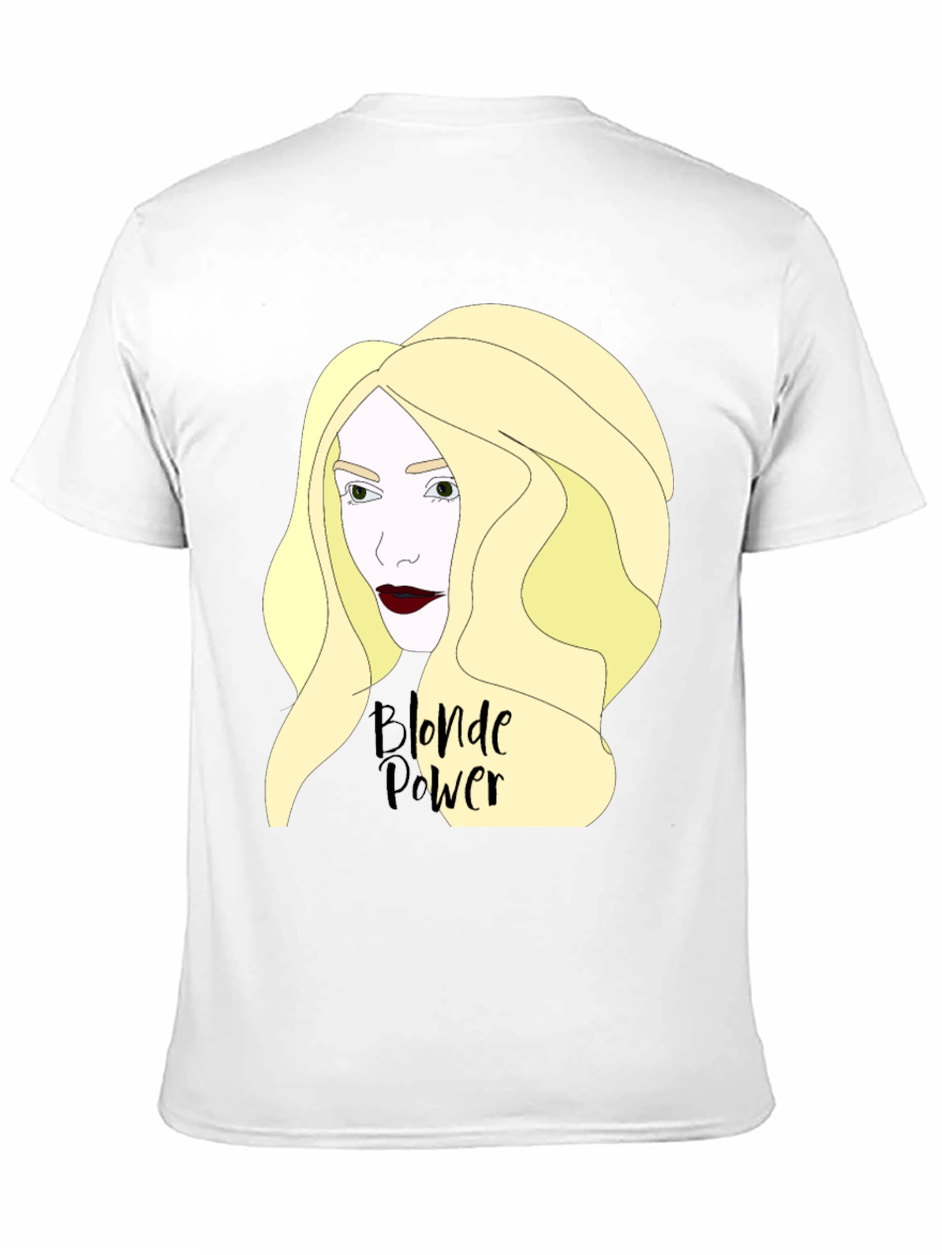 Blonde Power Graphic Tee - Black T-Shirt