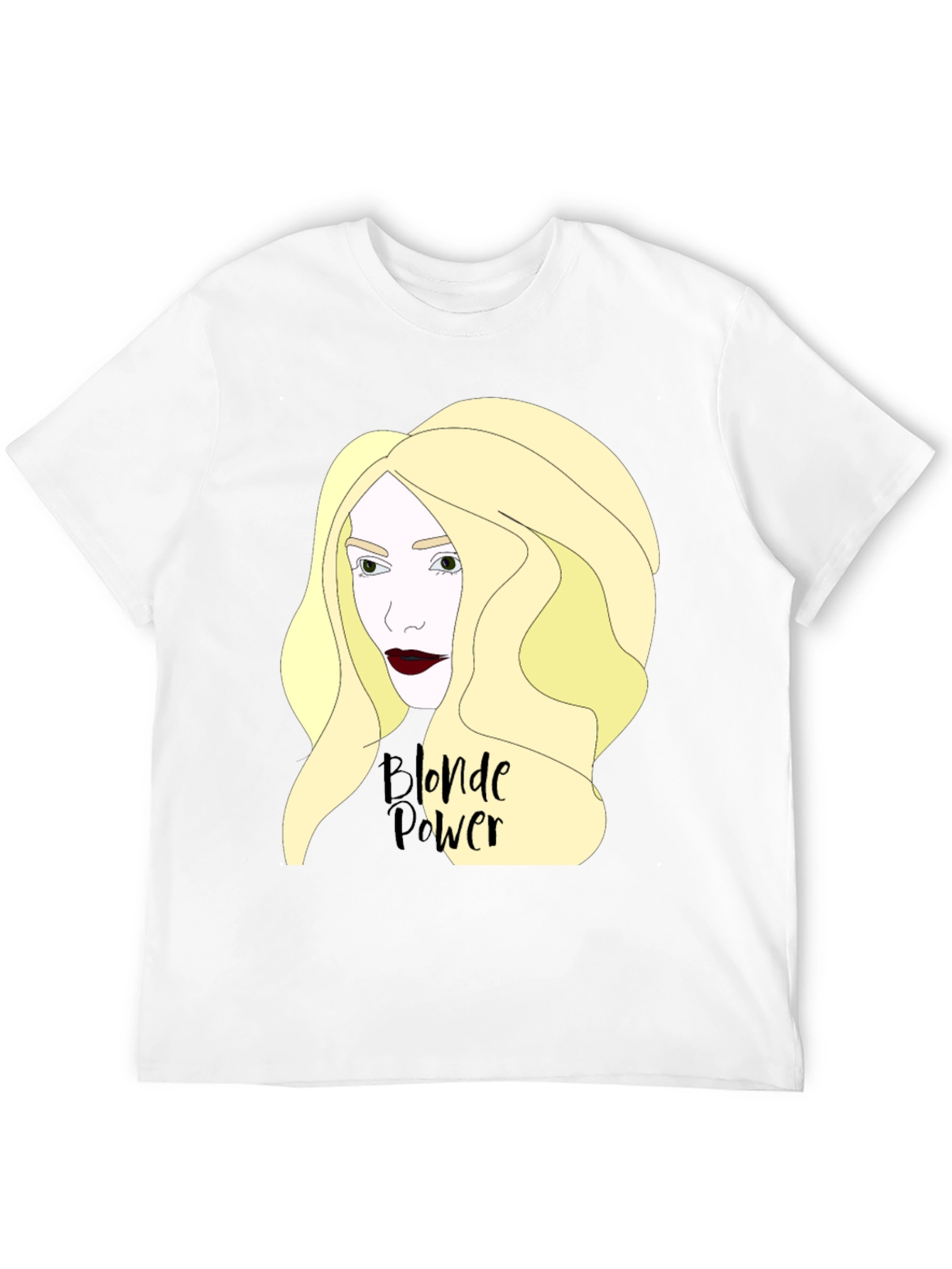 Blonde Power Graphic Tee - Black T-Shirt