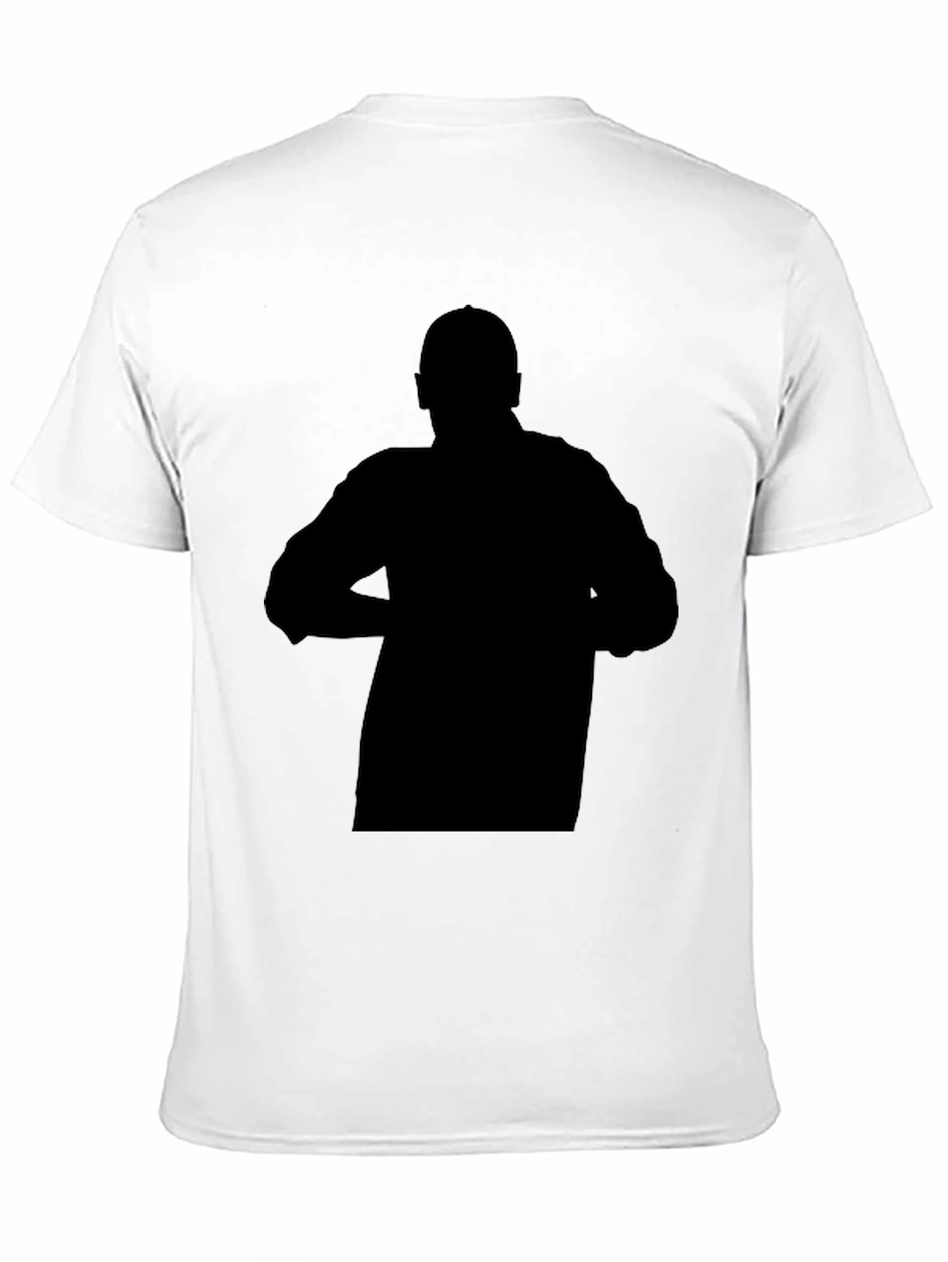 Mens Black Graphic Print Crew Neck T-Shirt