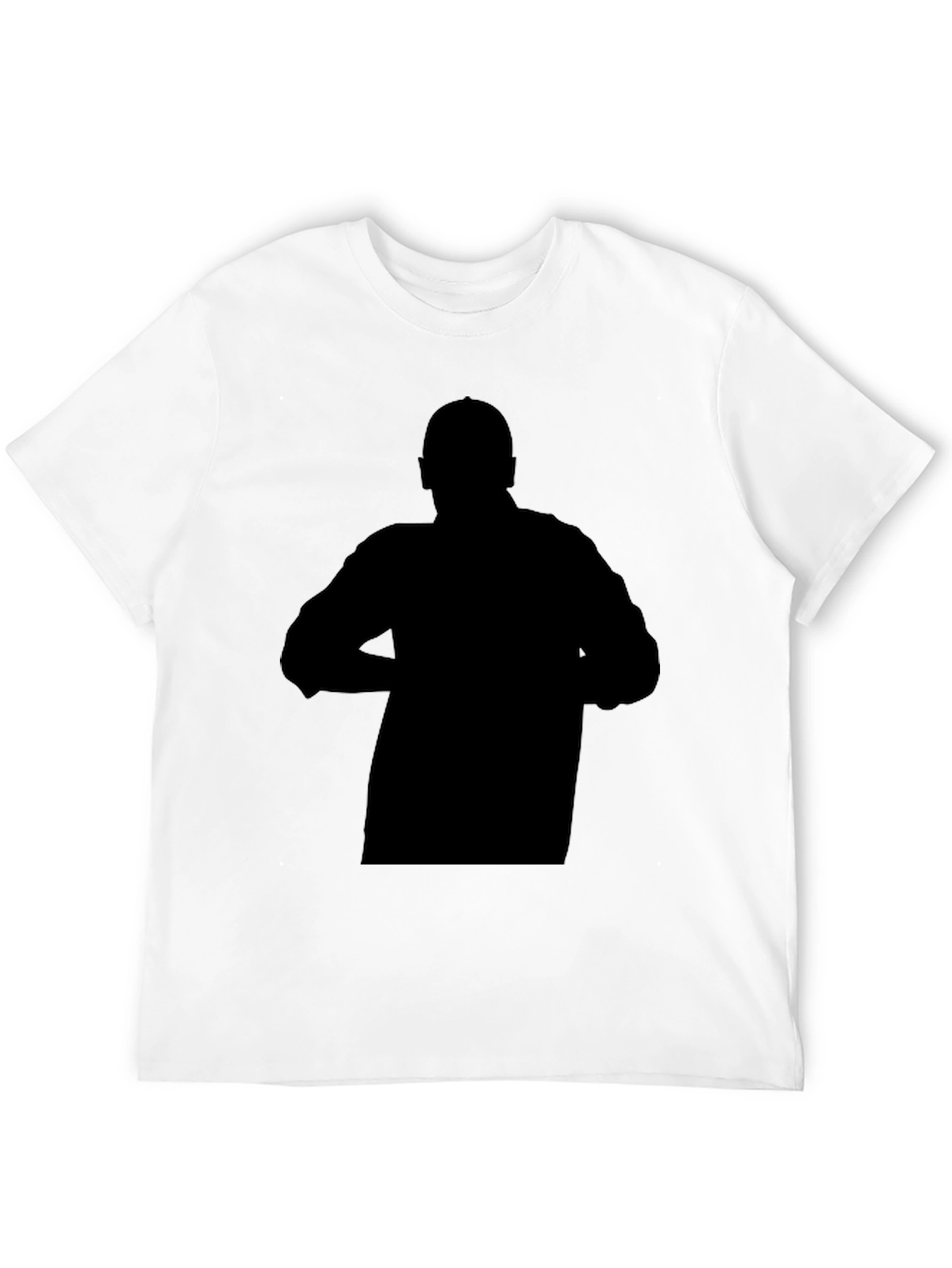 Mens Black Graphic Print Crew Neck T-Shirt