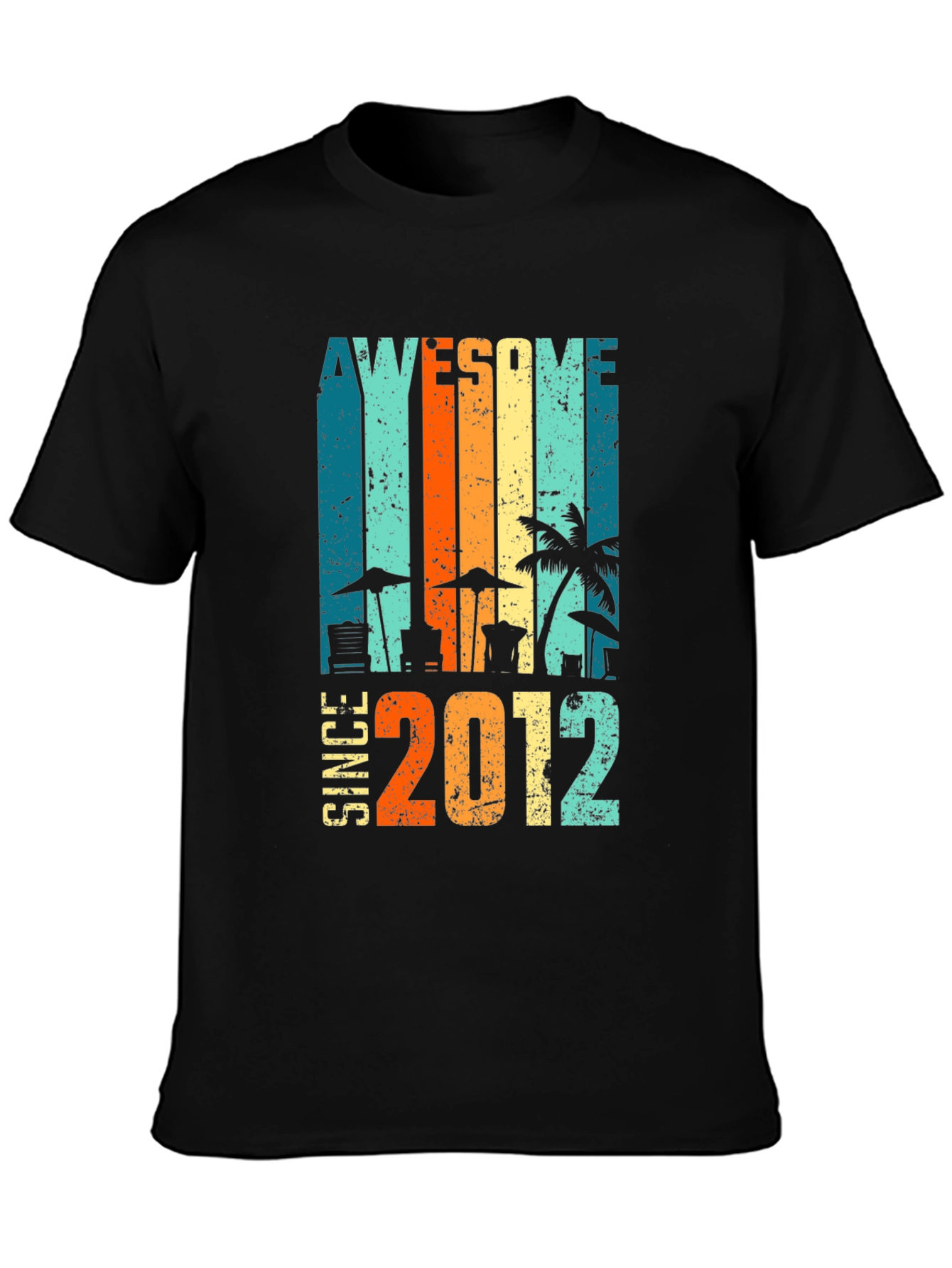 Awesome Since 2012 Graphic T-Shirt