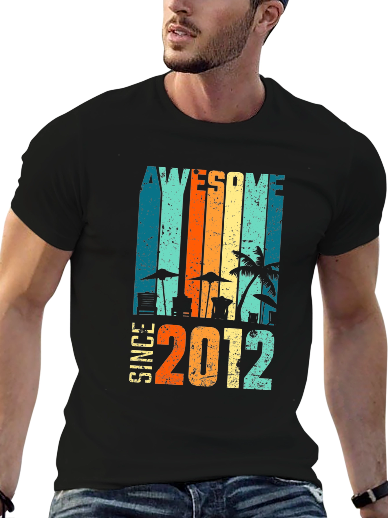 Awesome Since 2012 Graphic T-Shirt