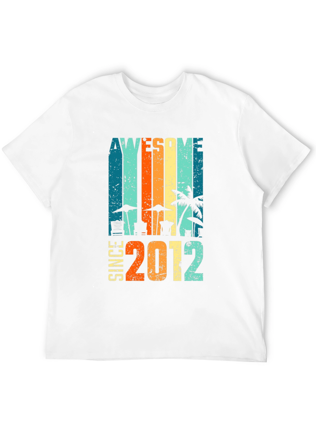 Awesome Since 2012 Graphic T-Shirt