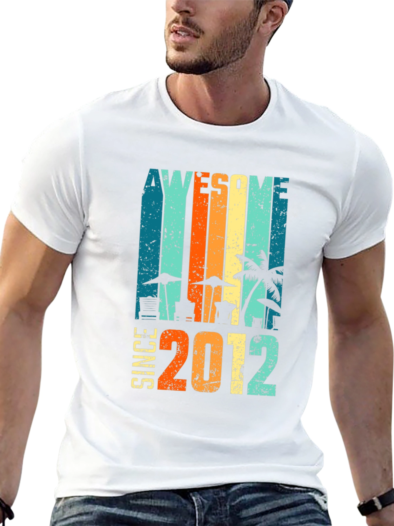 Awesome Since 2012 Graphic T-Shirt