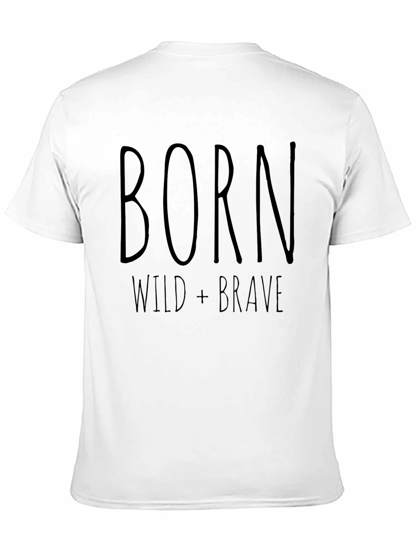 Born Wild + Brave Graphic T-Shirt - Mens
