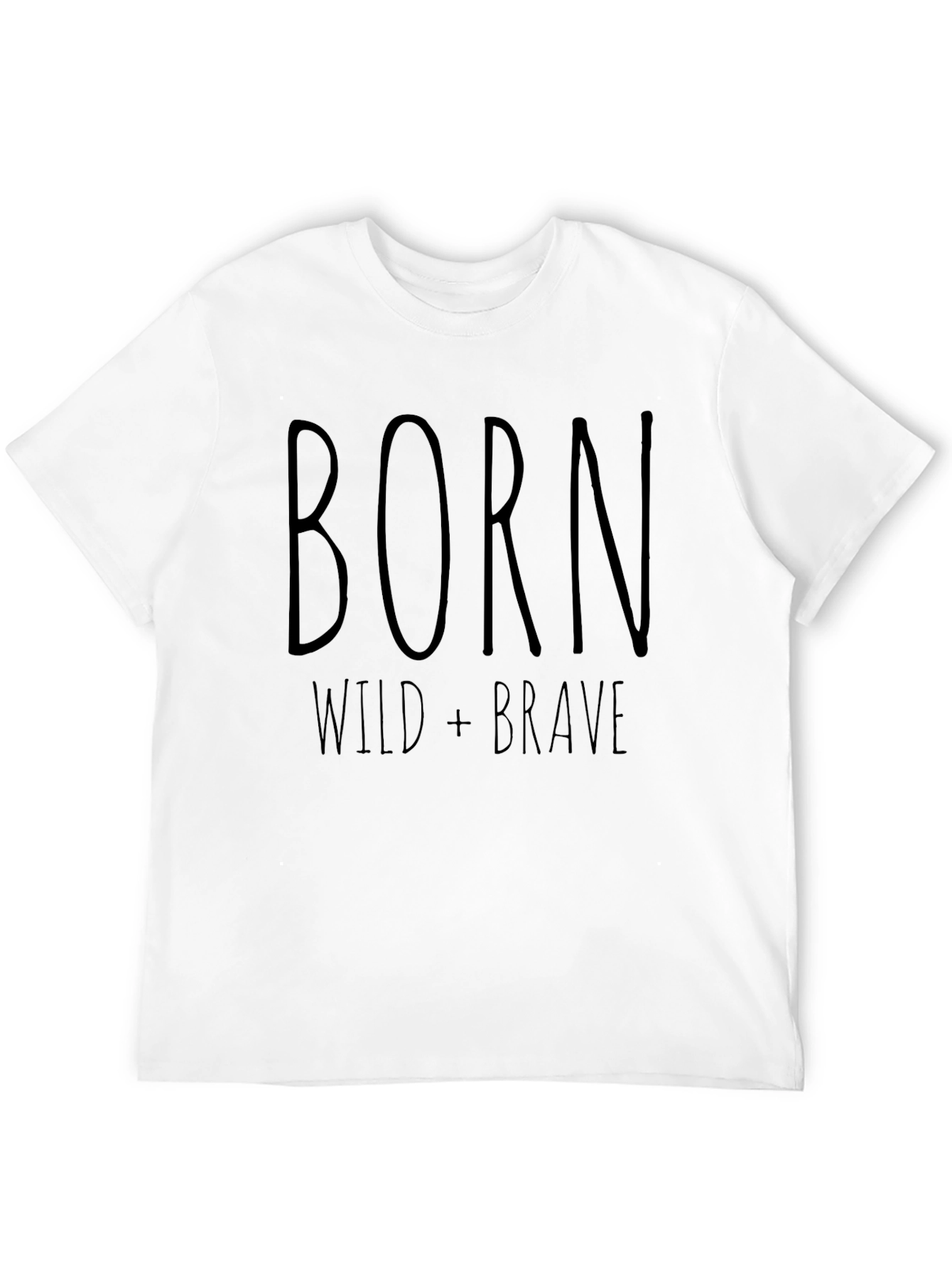 Born Wild + Brave Graphic T-Shirt - Mens