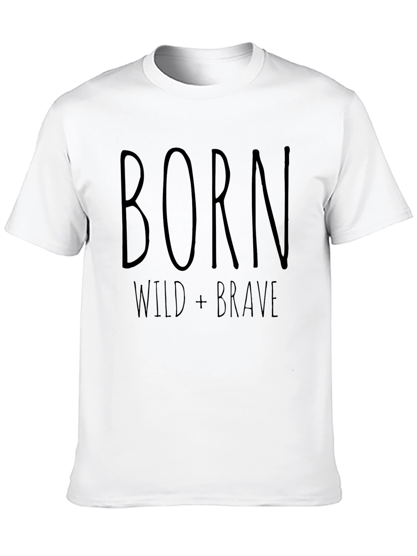Born Wild + Brave Graphic T-Shirt - Mens