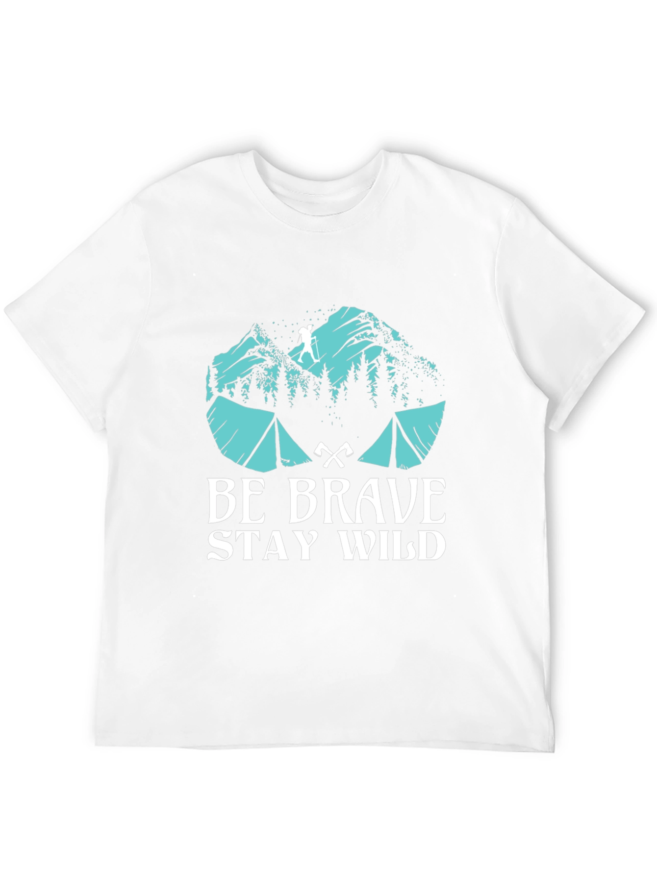 Be Brave Stay Wild Graphic T-Shirt