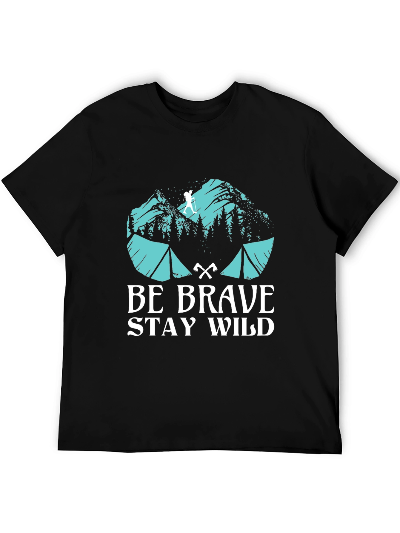 Be Brave Stay Wild Graphic T-Shirt