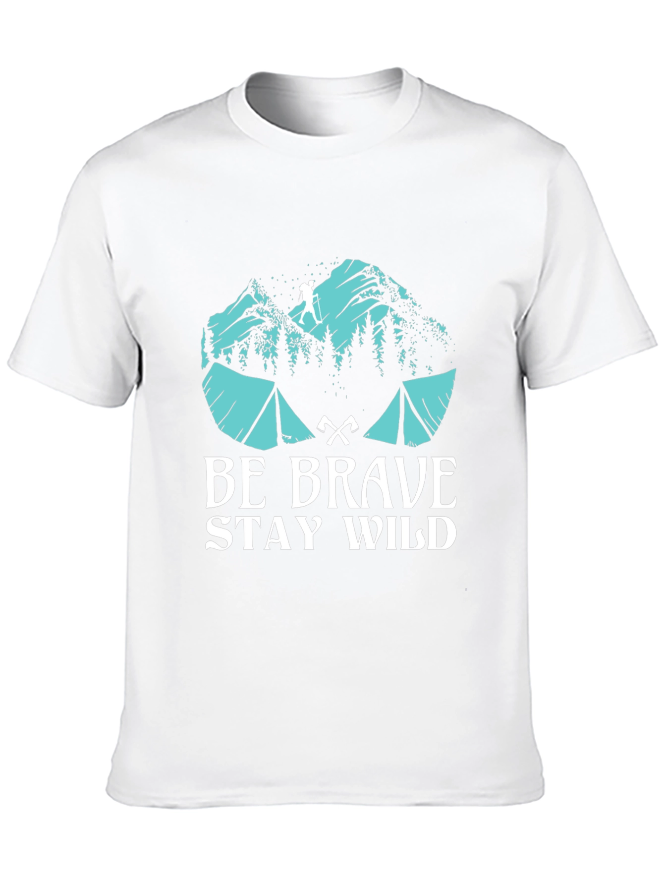 Be Brave Stay Wild Graphic T-Shirt