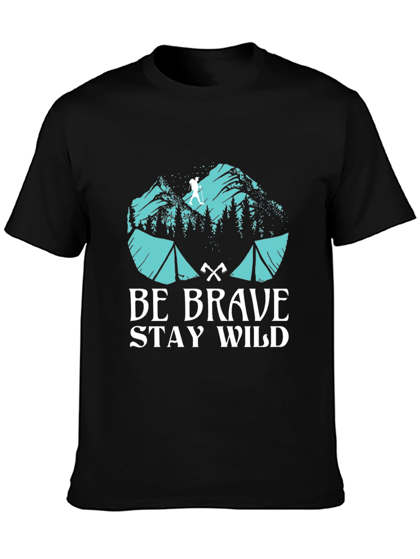 Be Brave Stay Wild Graphic T-Shirt