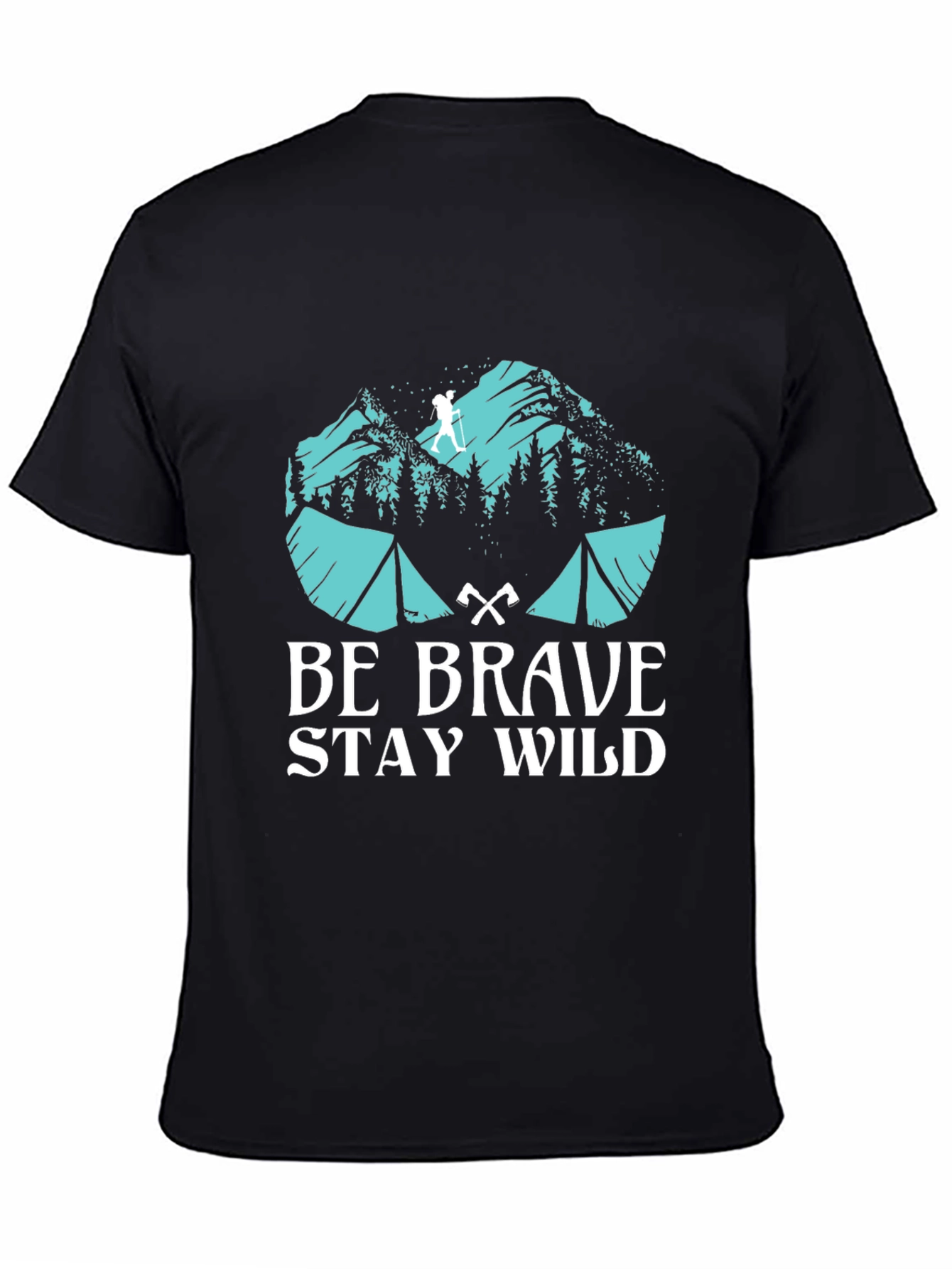 Be Brave Stay Wild Graphic T-Shirt