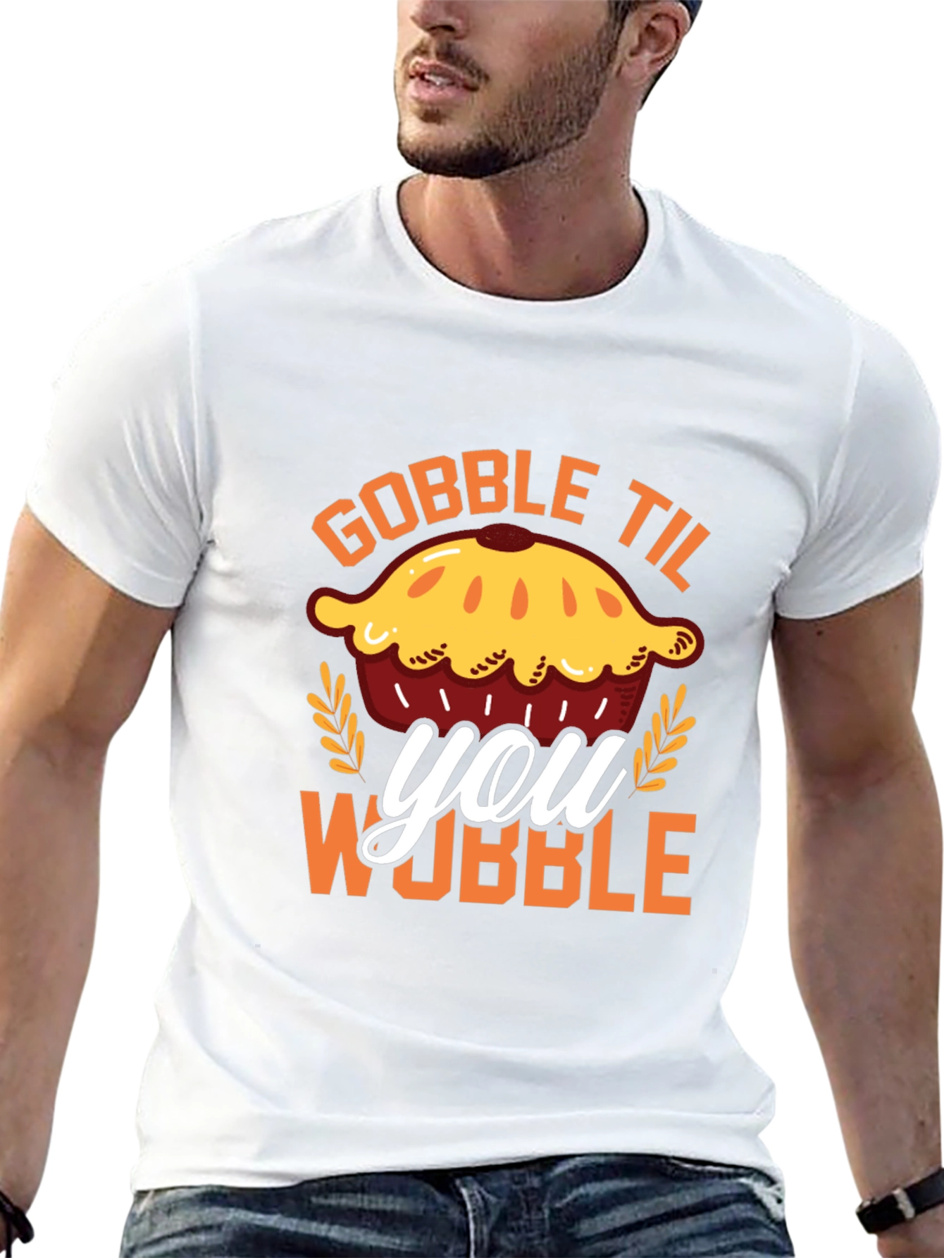 Gobble Til You Wobble Pie T-Shirt