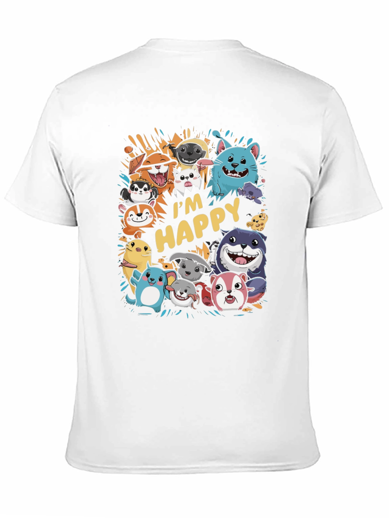 Im Happy Cartoon Animal T-Shirt